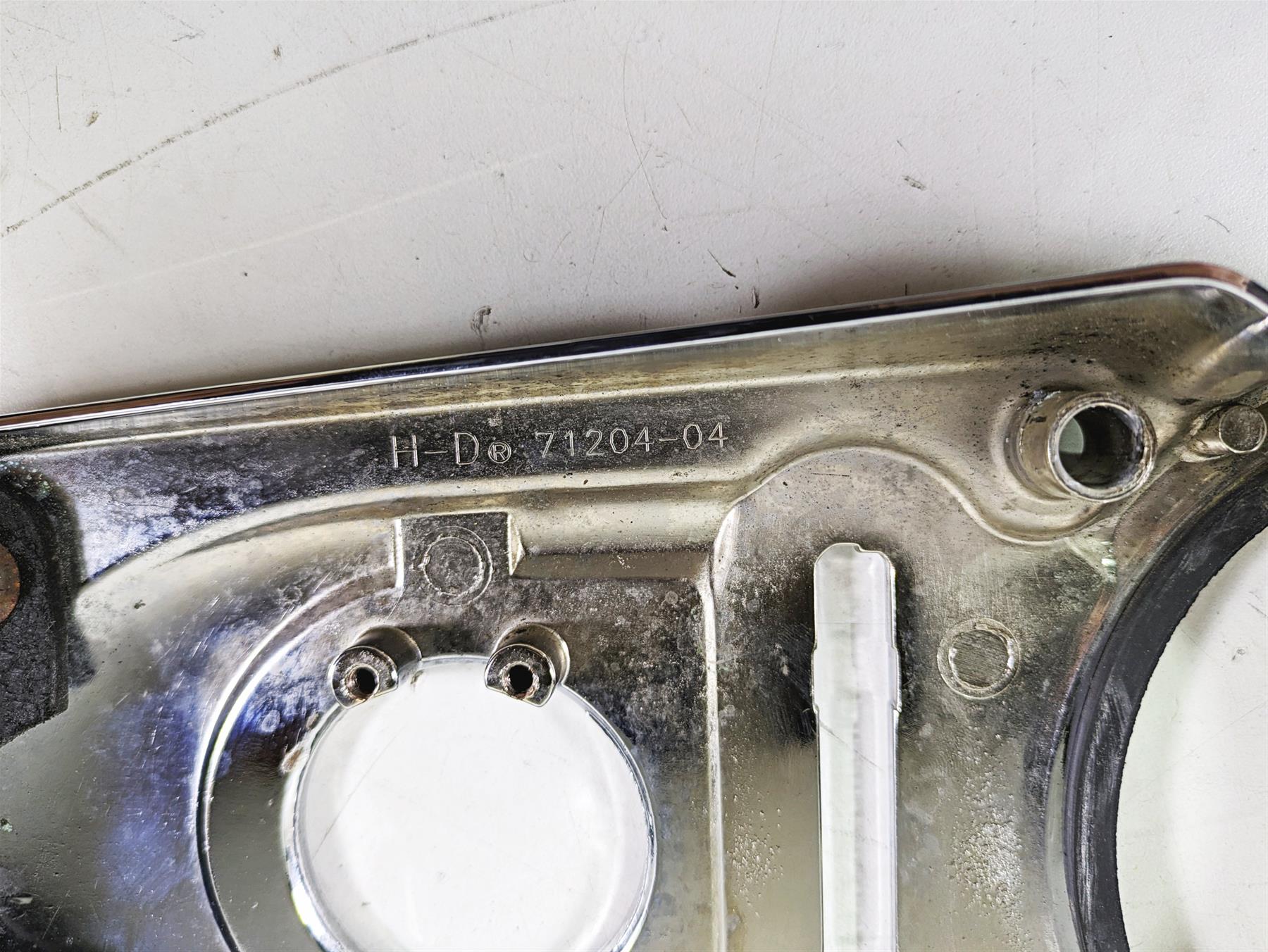 2012 Harley FLD Dyna Switchback Upper Tank Dash Chrome Cover 71204-04 - Image 12