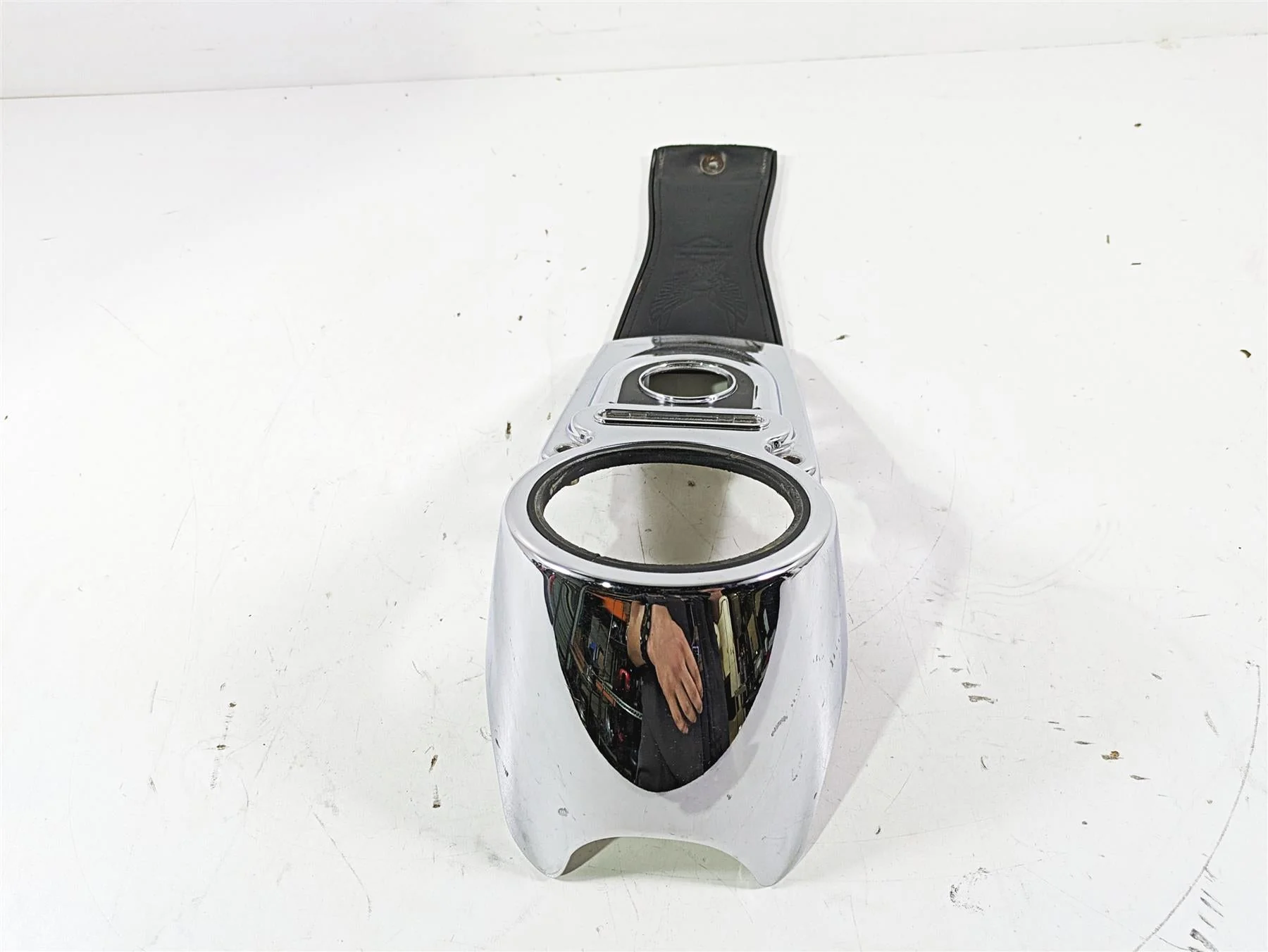 2012 Harley FLD Dyna Switchback Upper Tank Dash Chrome Cover 71204-04 - Image 4