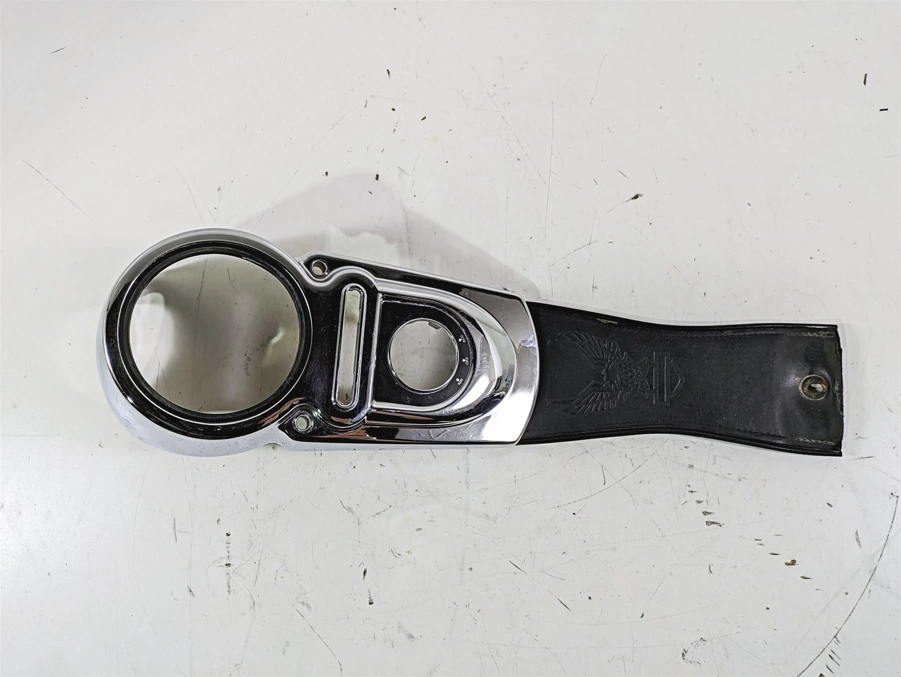 2012 Harley FLD Dyna Switchback Upper Tank Dash Chrome Cover 71204-04 - Image 5