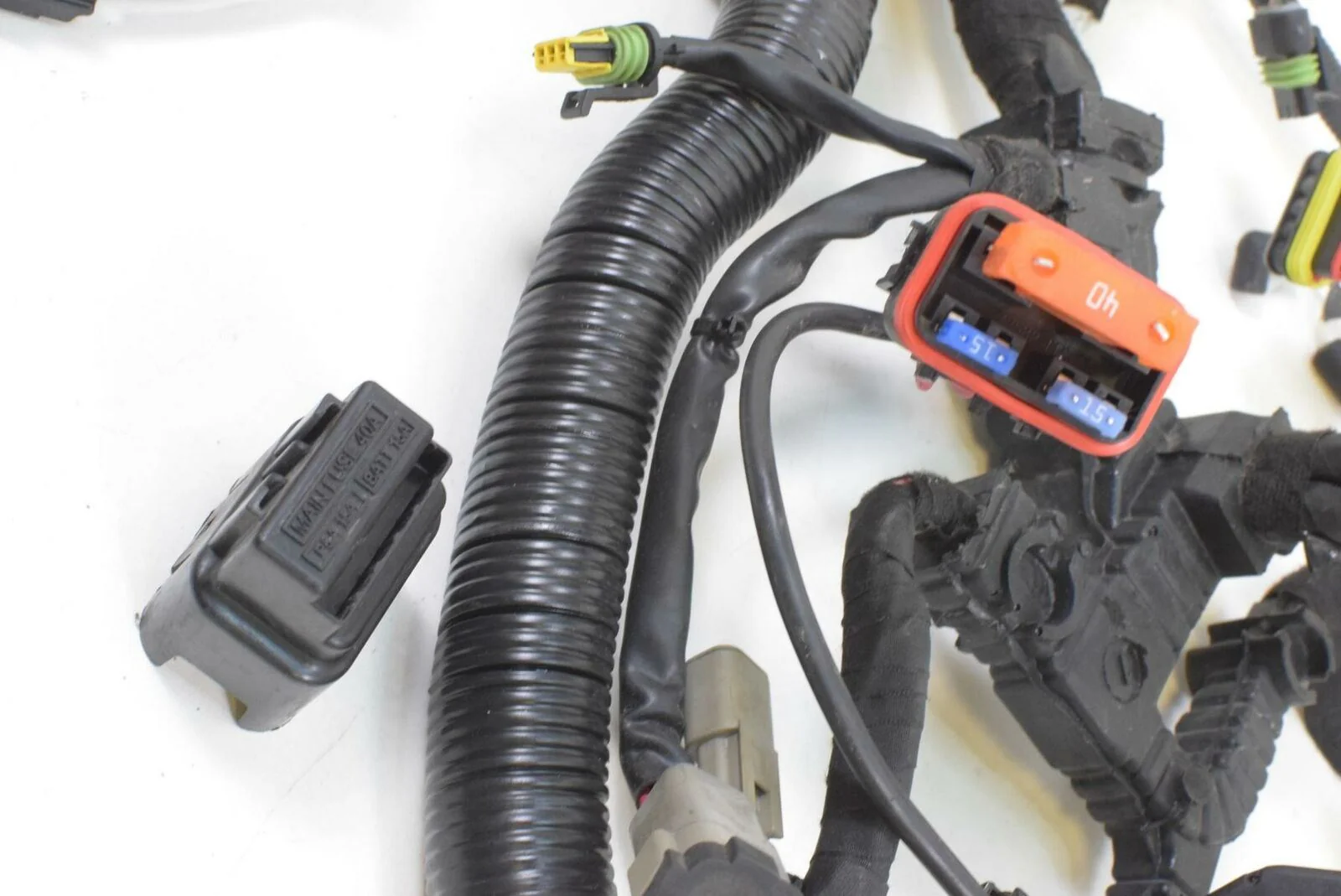 2012 Harley FXDC Dyna Super Glide Non ABS Main Wiring Harness Loom 71072-12A - Image 8
