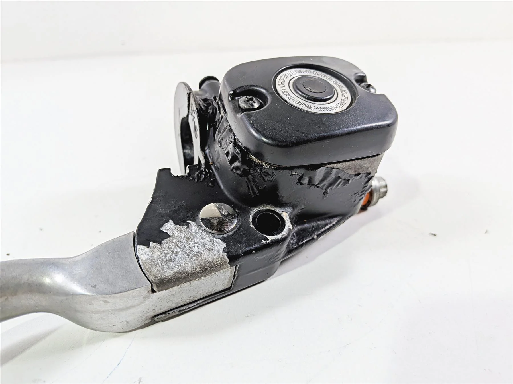 2012 Harley Softail FLSTF Fat Boy Front Brake Master Cylinder 9/16 45029-11D - Image 8