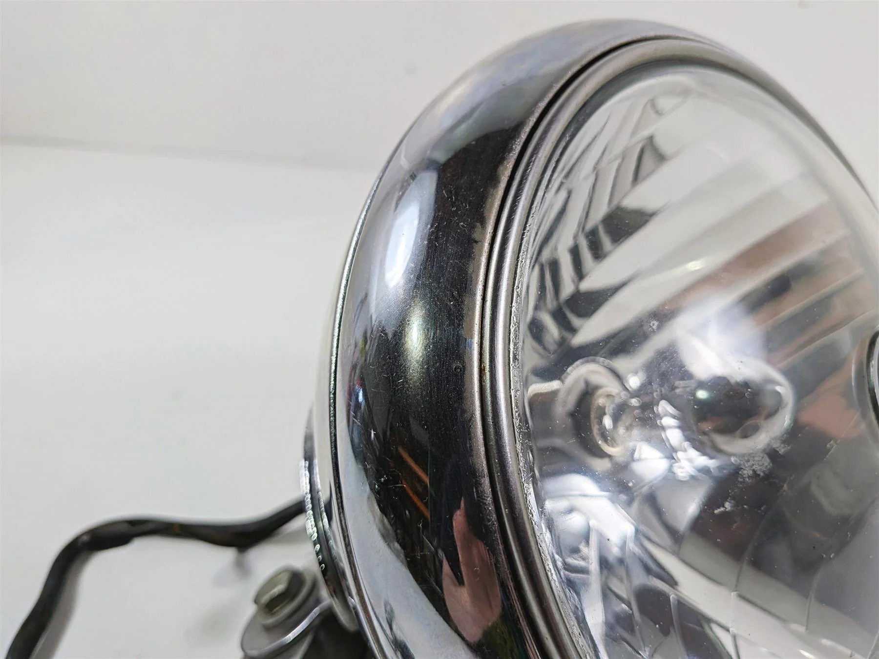 2012 Harley Softail FLSTF Fat Boy Headlight Head Light Lamp 7" 69748-05B - Image 12