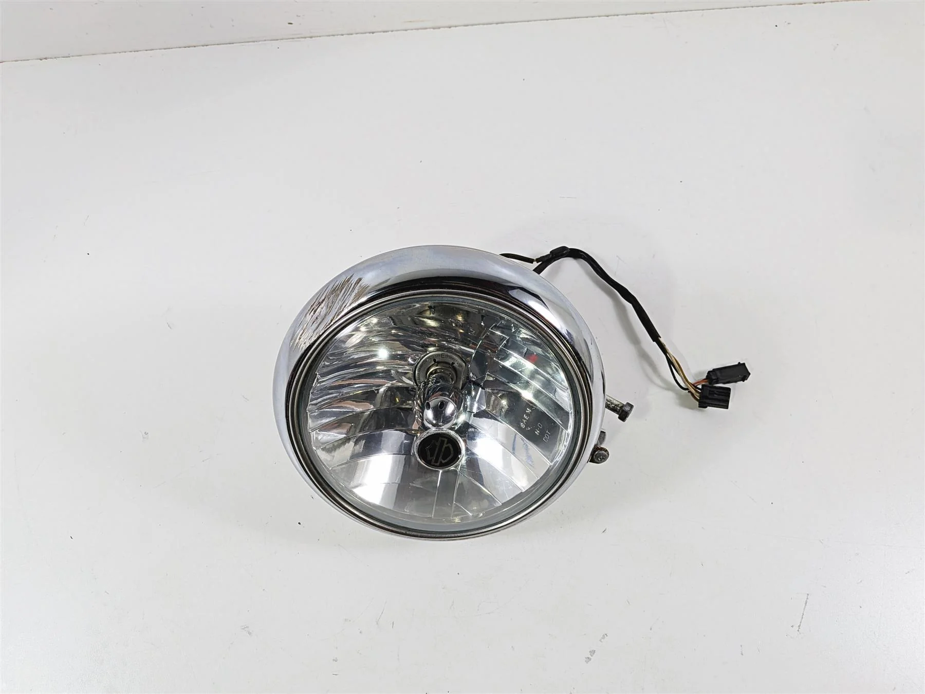 2012 Harley Softail FLSTF Fat Boy Headlight Head Light Lamp 7" 69748-05B - Image 2
