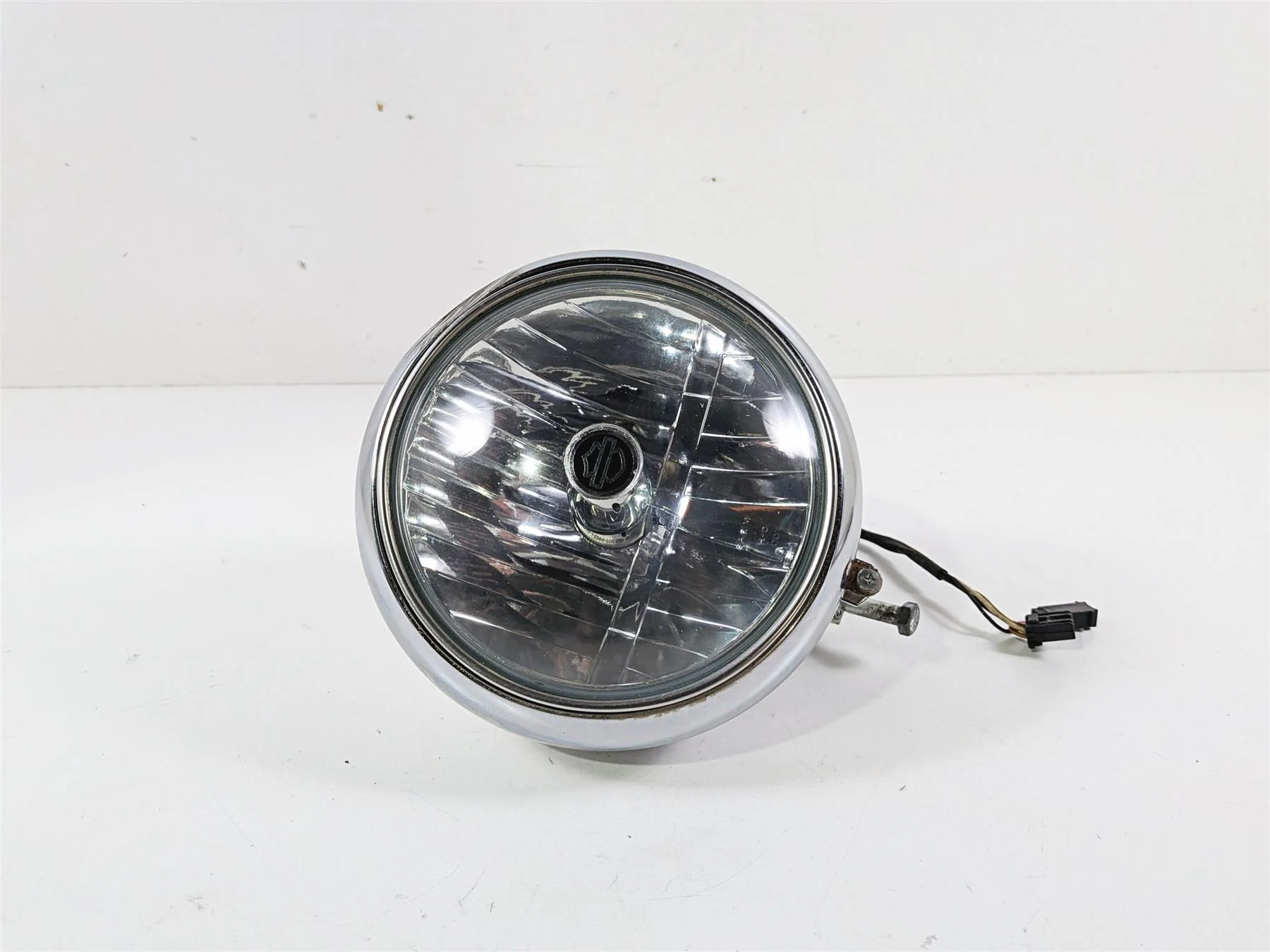 2012 Harley Softail FLSTF Fat Boy Headlight Head Light Lamp 7" 69748-05B - Image 3