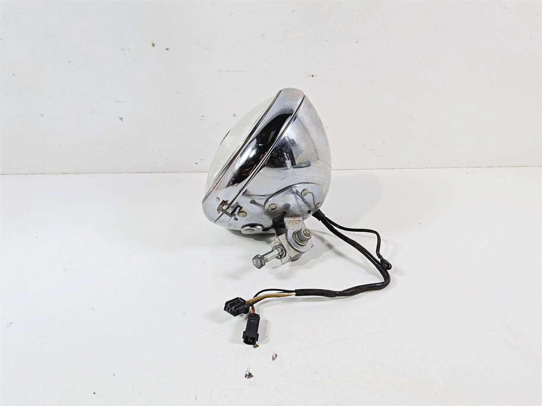 2012 Harley Softail FLSTF Fat Boy Headlight Head Light Lamp 7" 69748-05B - Image 6