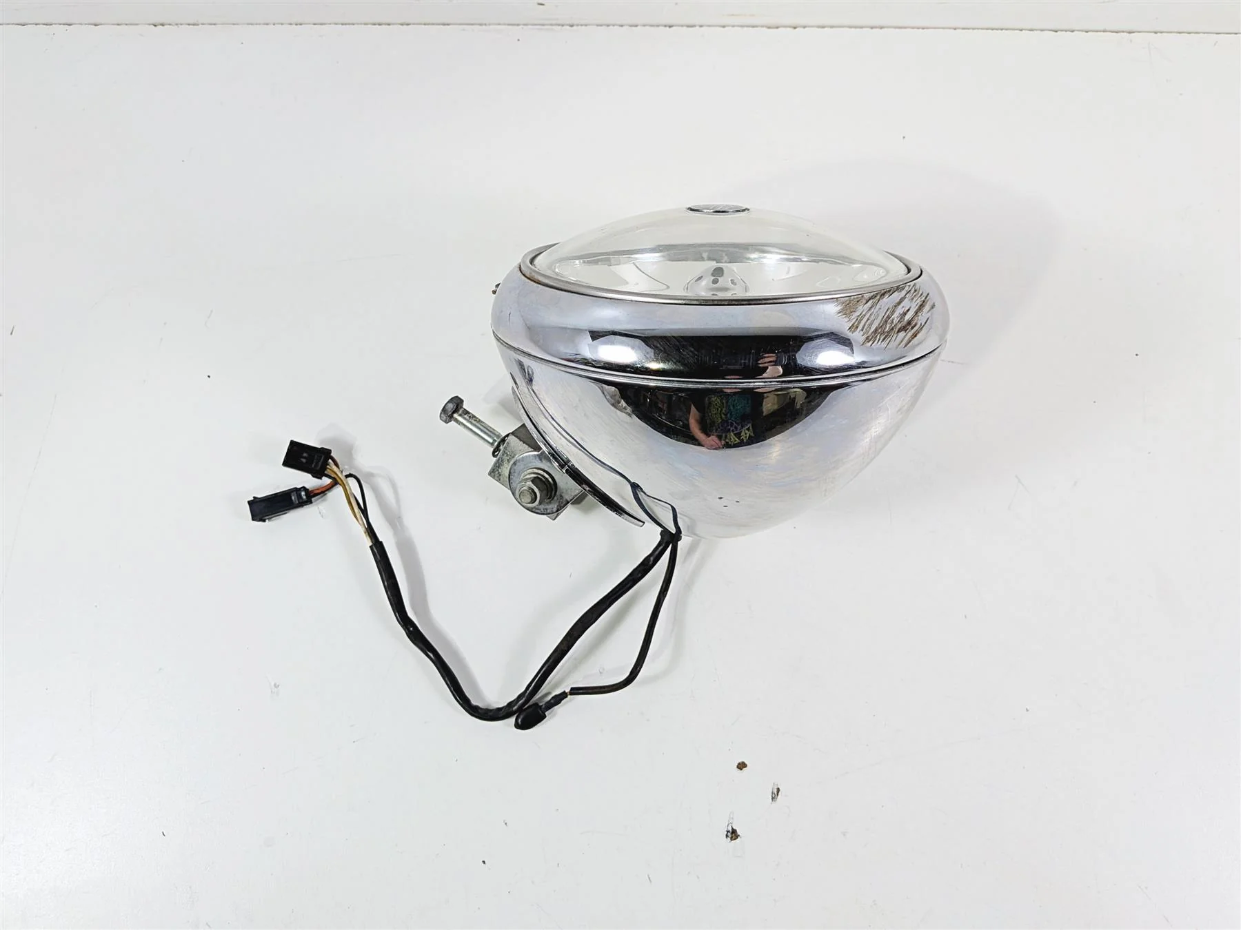 2012 Harley Softail FLSTF Fat Boy Headlight Head Light Lamp 7" 69748-05B - Image 8