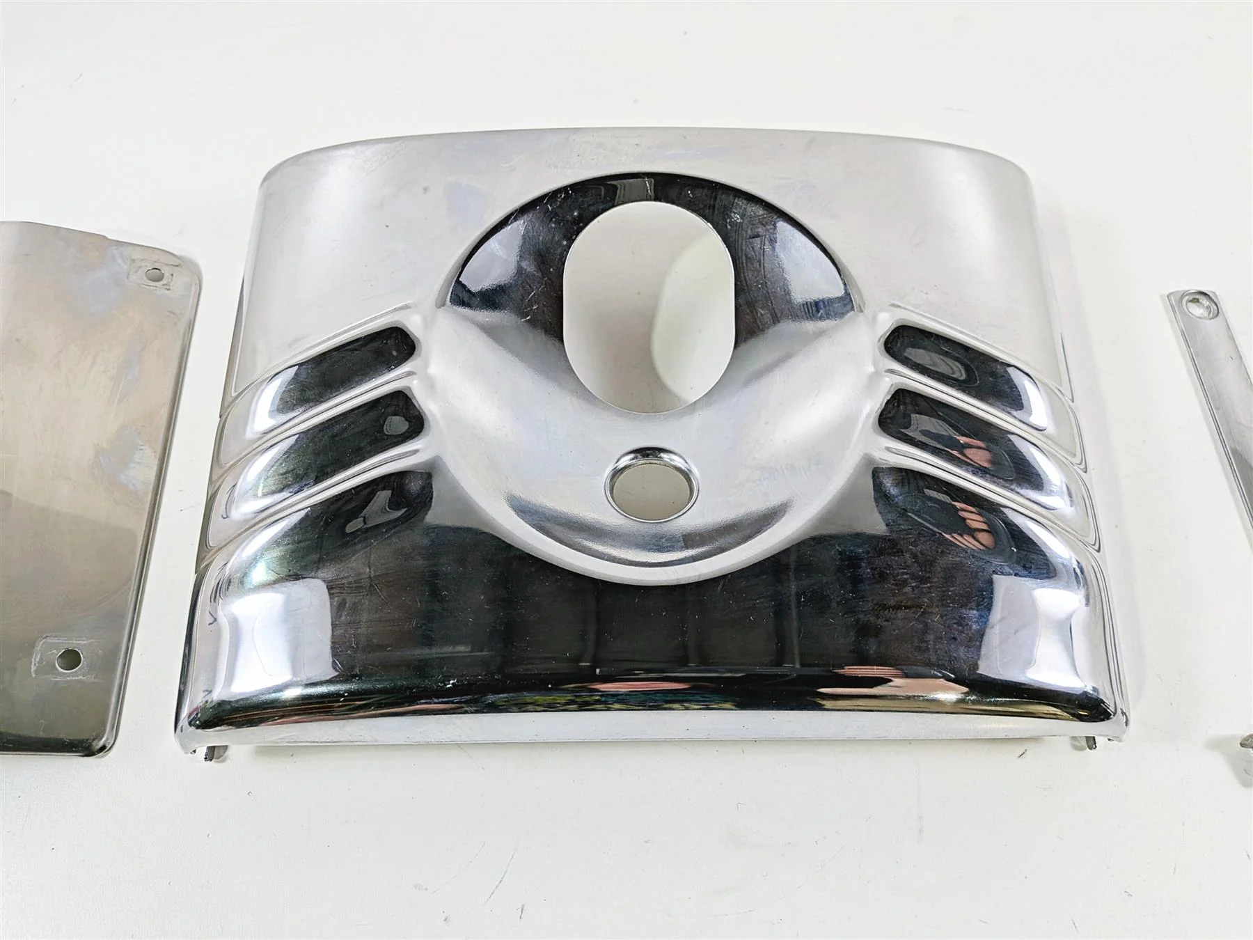 2012 Harley Softail FLSTF Fat Boy Headlight Panel Cover Set 67982-07 - Image 4