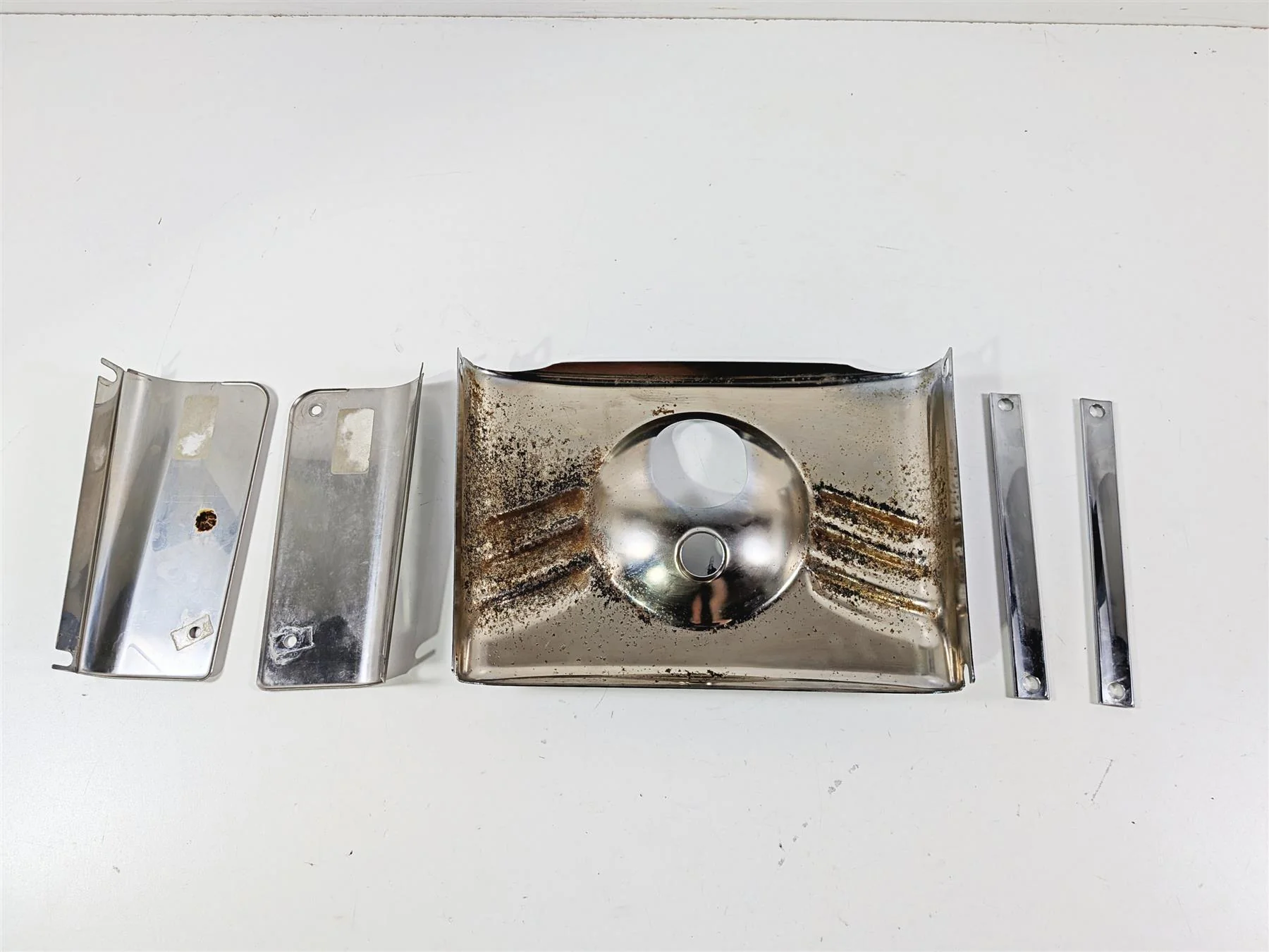 2012 Harley Softail FLSTF Fat Boy Headlight Panel Cover Set 67982-07 - Image 6