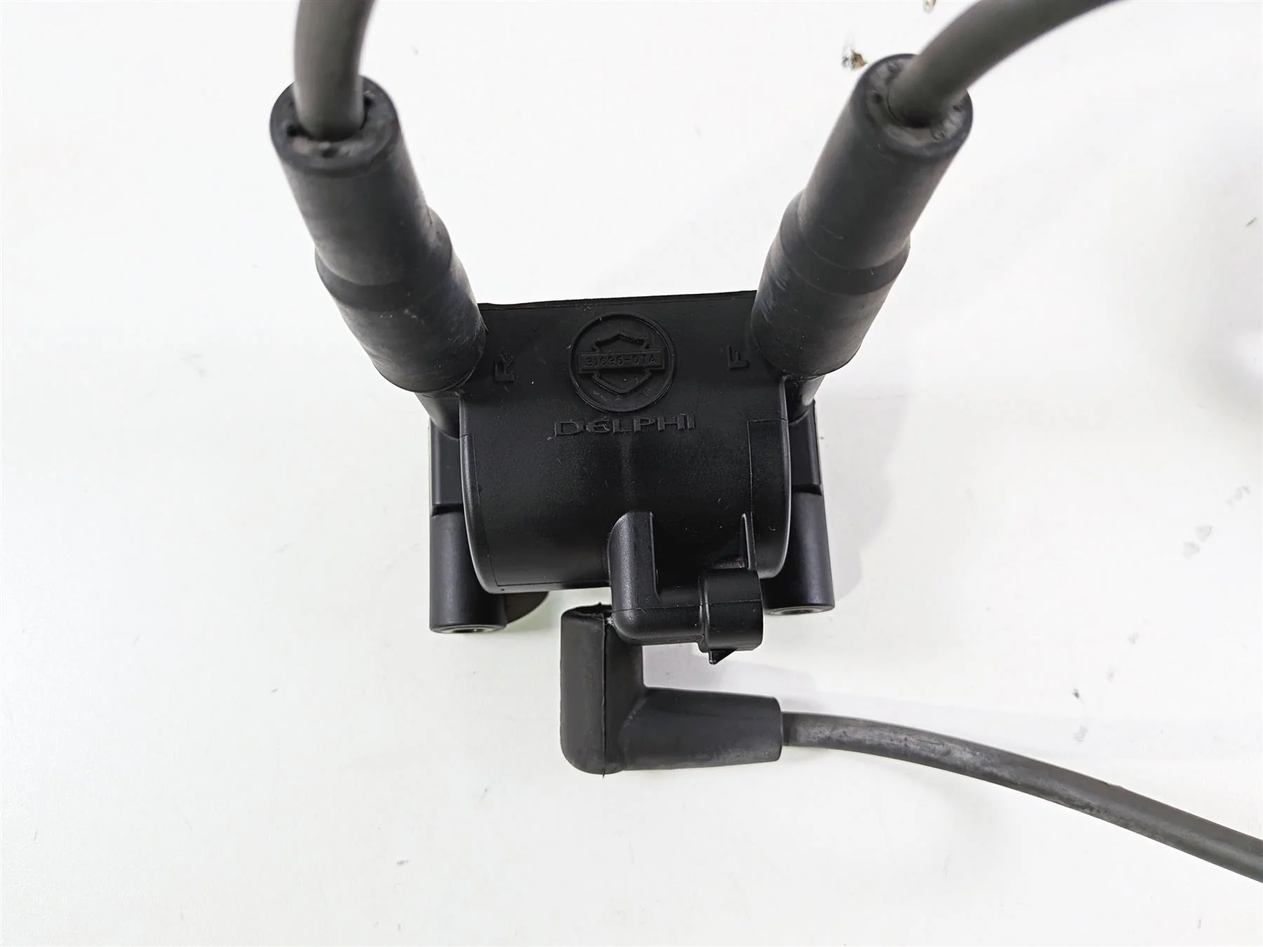 2012 Harley Softail FLSTF Fat Boy Ignition Coil Wires Plug Set 31696-07A - Image 7