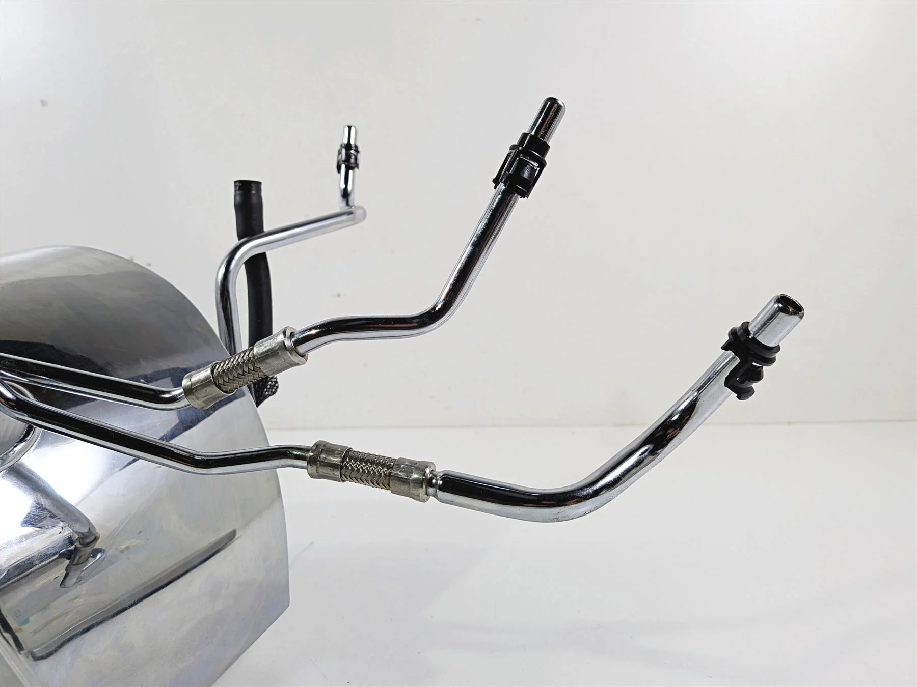 2012 Harley Softail FLSTF Fat Boy Oil Tank Reservoir Hoses Set 62498-01A - Image 10