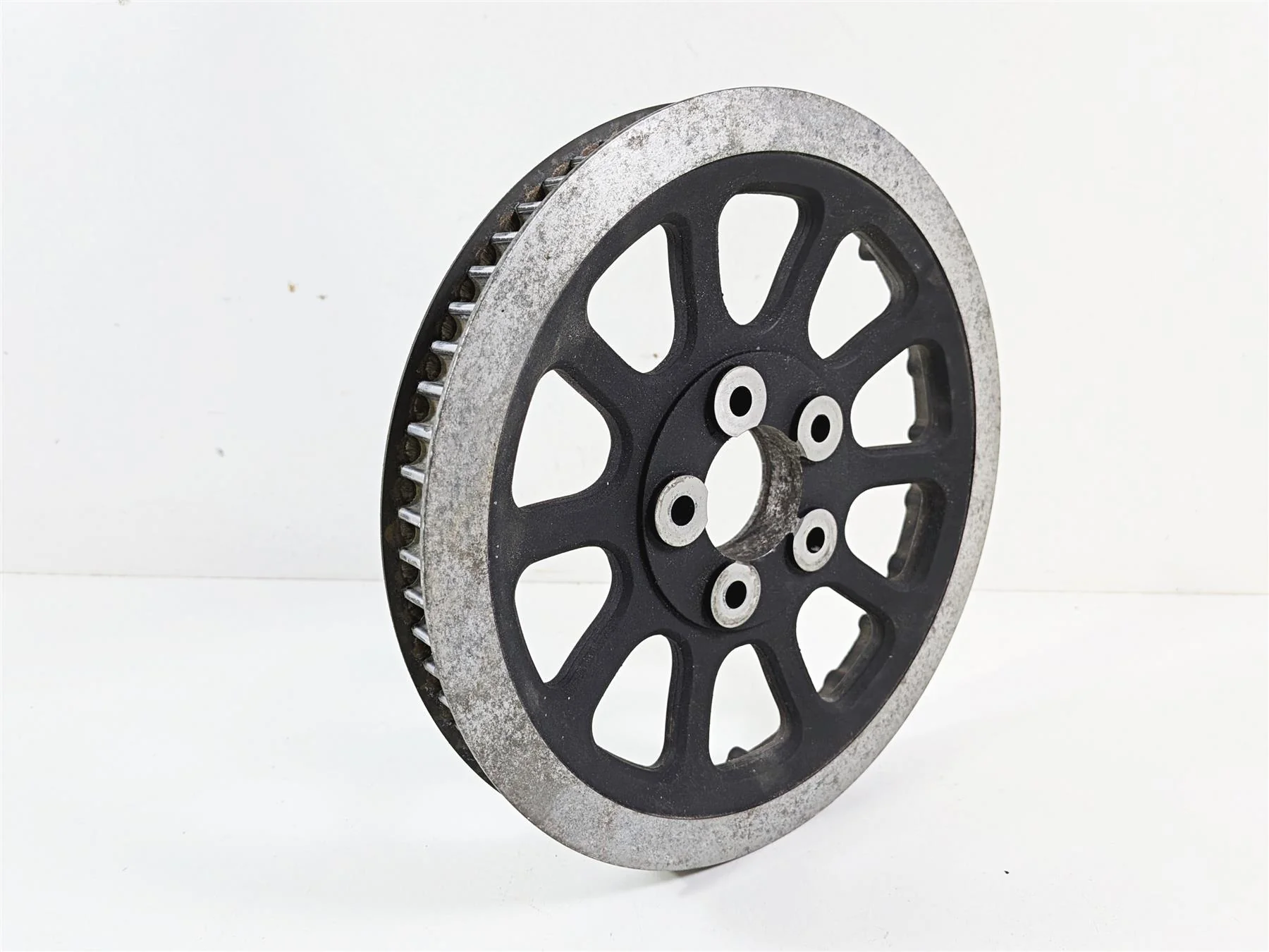 2012 Harley Softail FLSTF Fat Boy Rear Drive Belt Pulley Sprocket 66T 37778-07 - Image 12