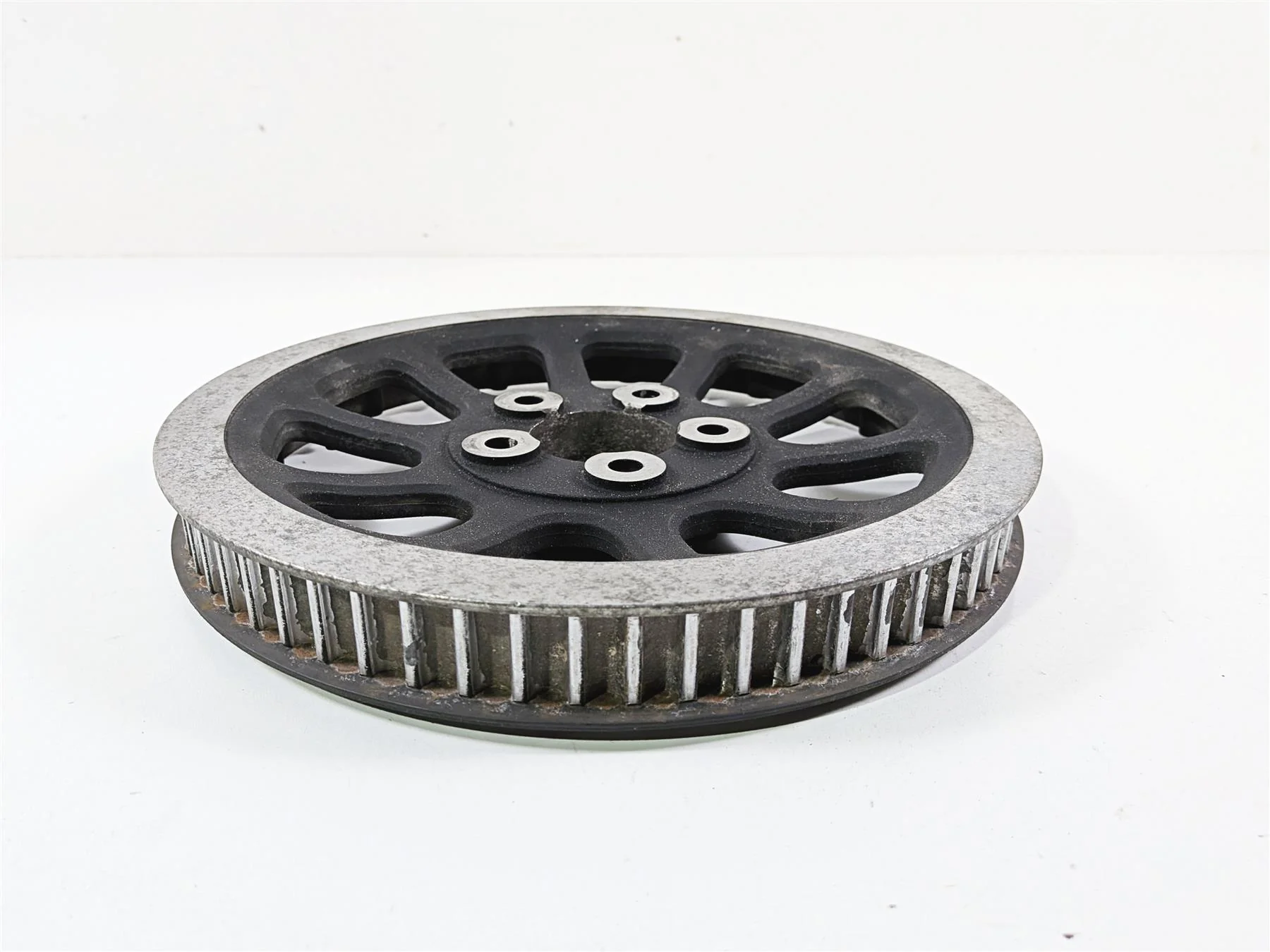 2012 Harley Softail FLSTF Fat Boy Rear Drive Belt Pulley Sprocket 66T 37778-07 - Image 2