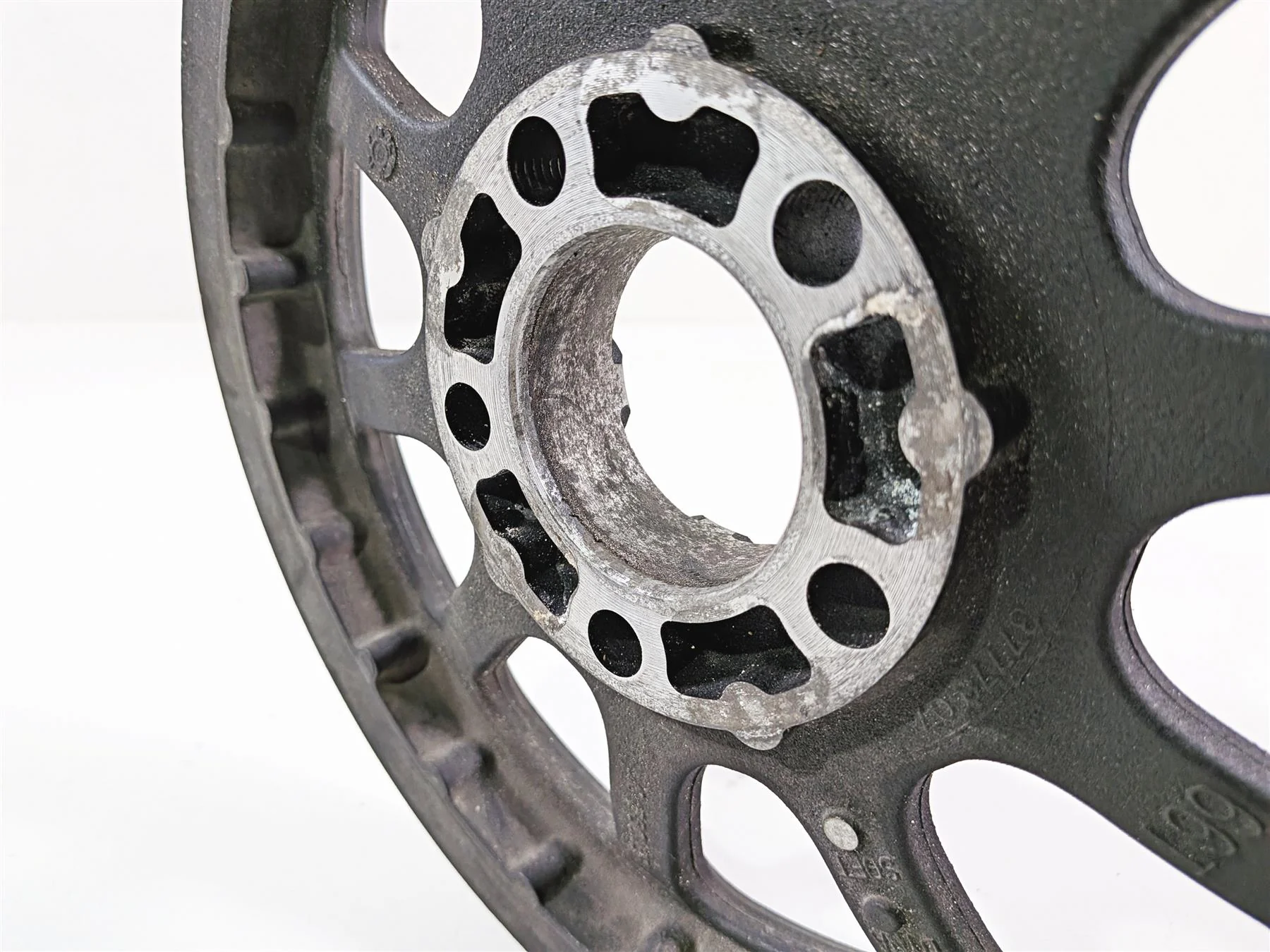2012 Harley Softail FLSTF Fat Boy Rear Drive Belt Pulley Sprocket 66T 37778-07 - Image 7