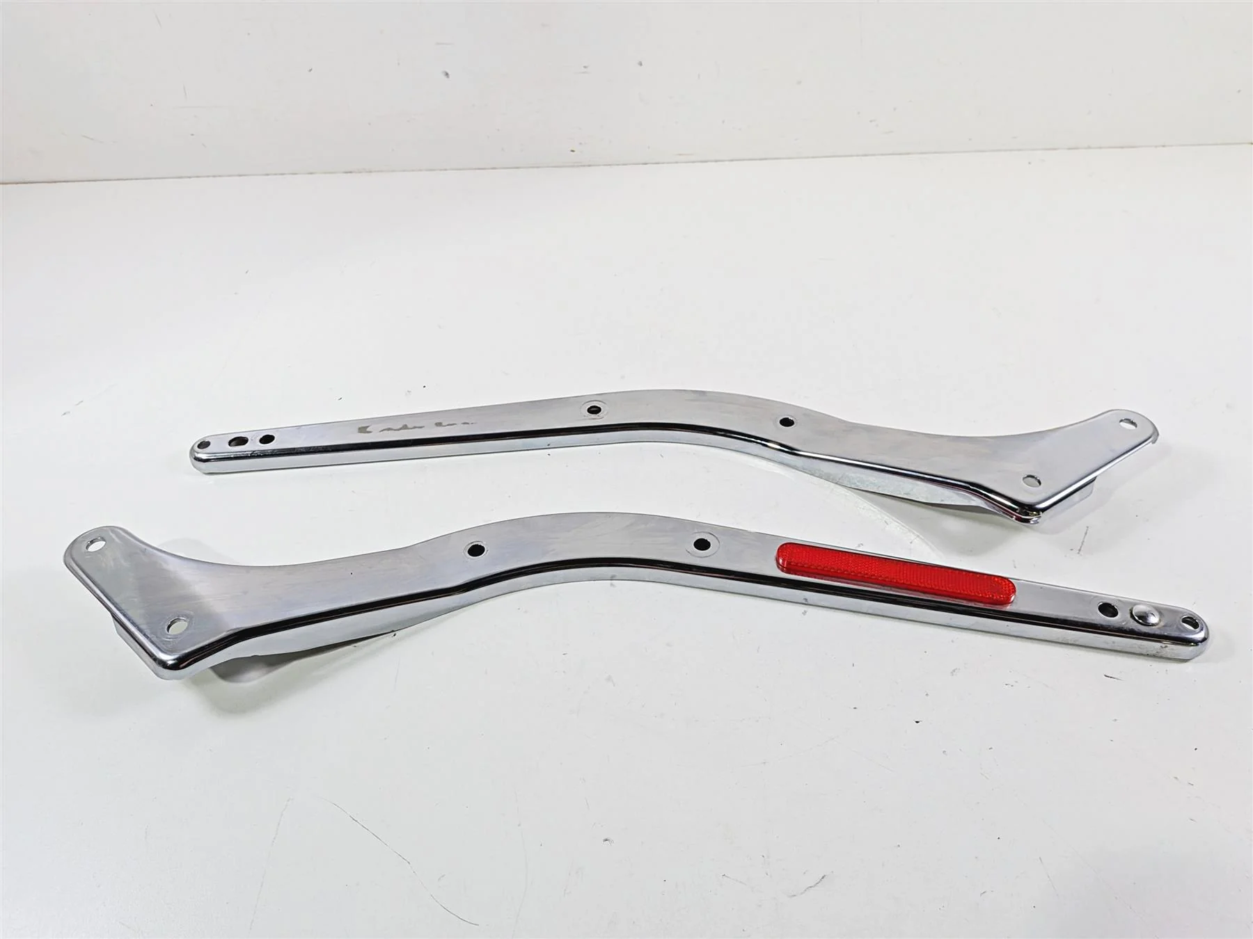 2012 Harley Softail FLSTF Fat Boy Rear Fender Struts Braces Covers 59434-08 - Image 4