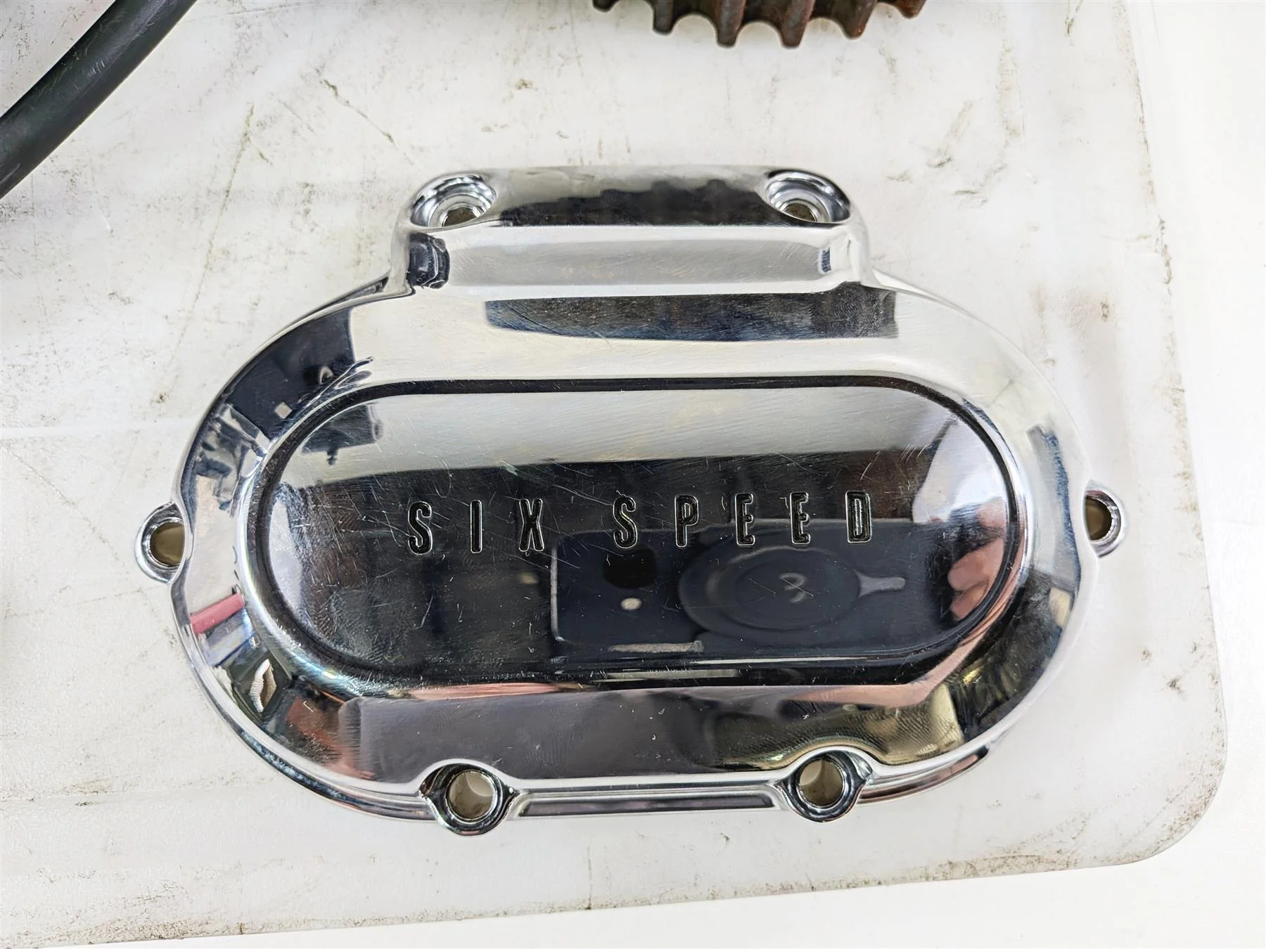 2012 Harley Softail FLSTF Fat Boy Transmission Gear Box Case Housing 34799-07 - Image 5