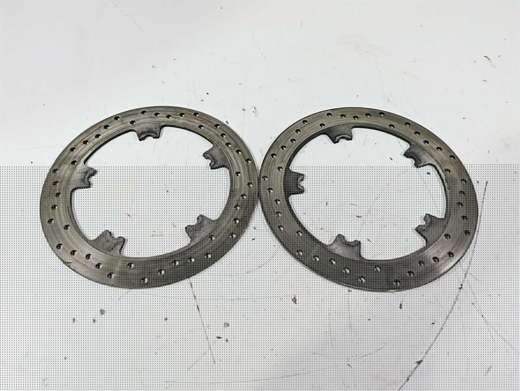 2012 Harley VRSCF Muscle V Rod Front Brake Rotor Disc Set 44553-06A - Image 2