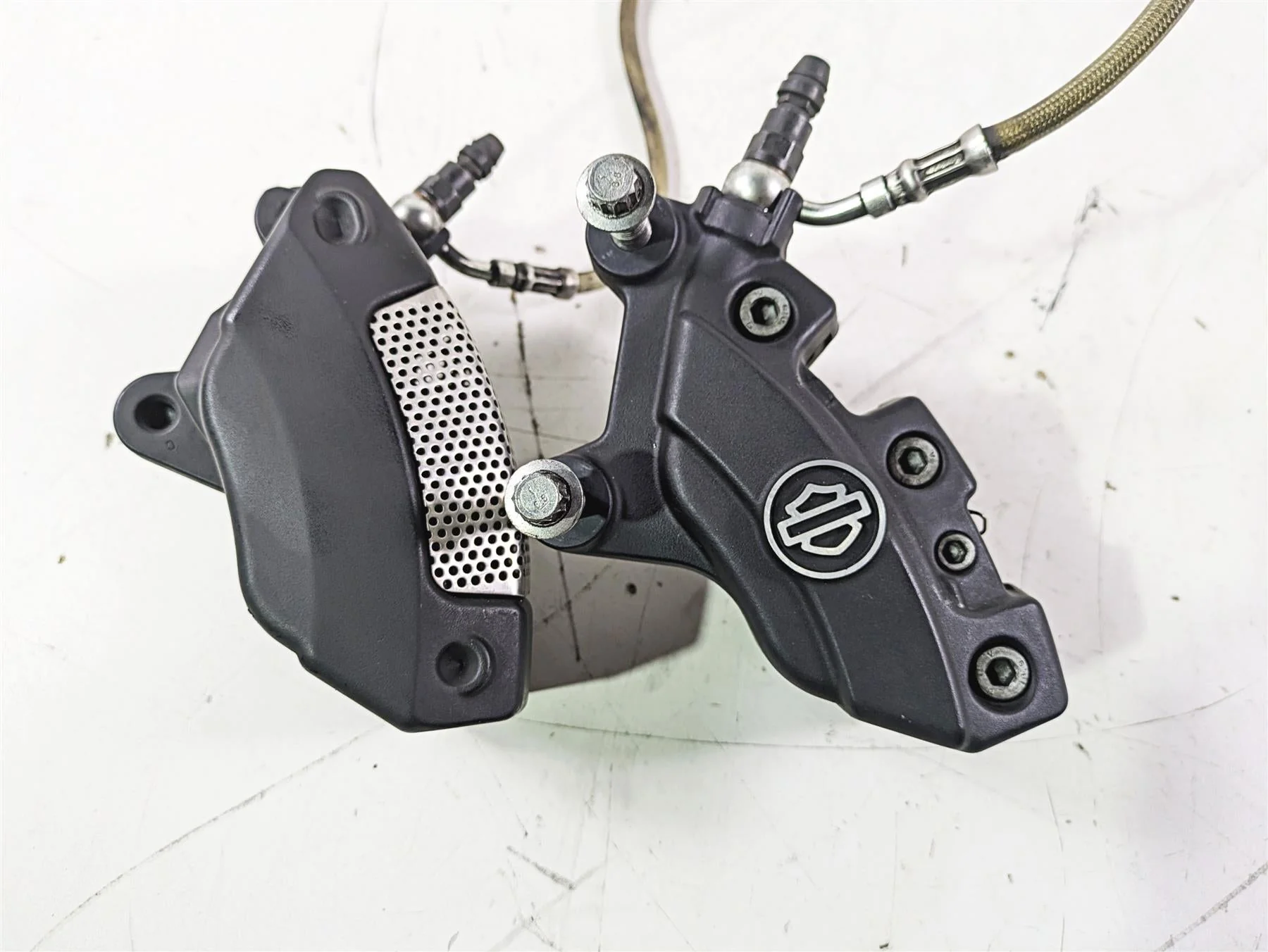 2012 Harley VRSCF Muscle V Rod Front Brembo Brake Caliper Set 44731-08 44732-08 - Image 10