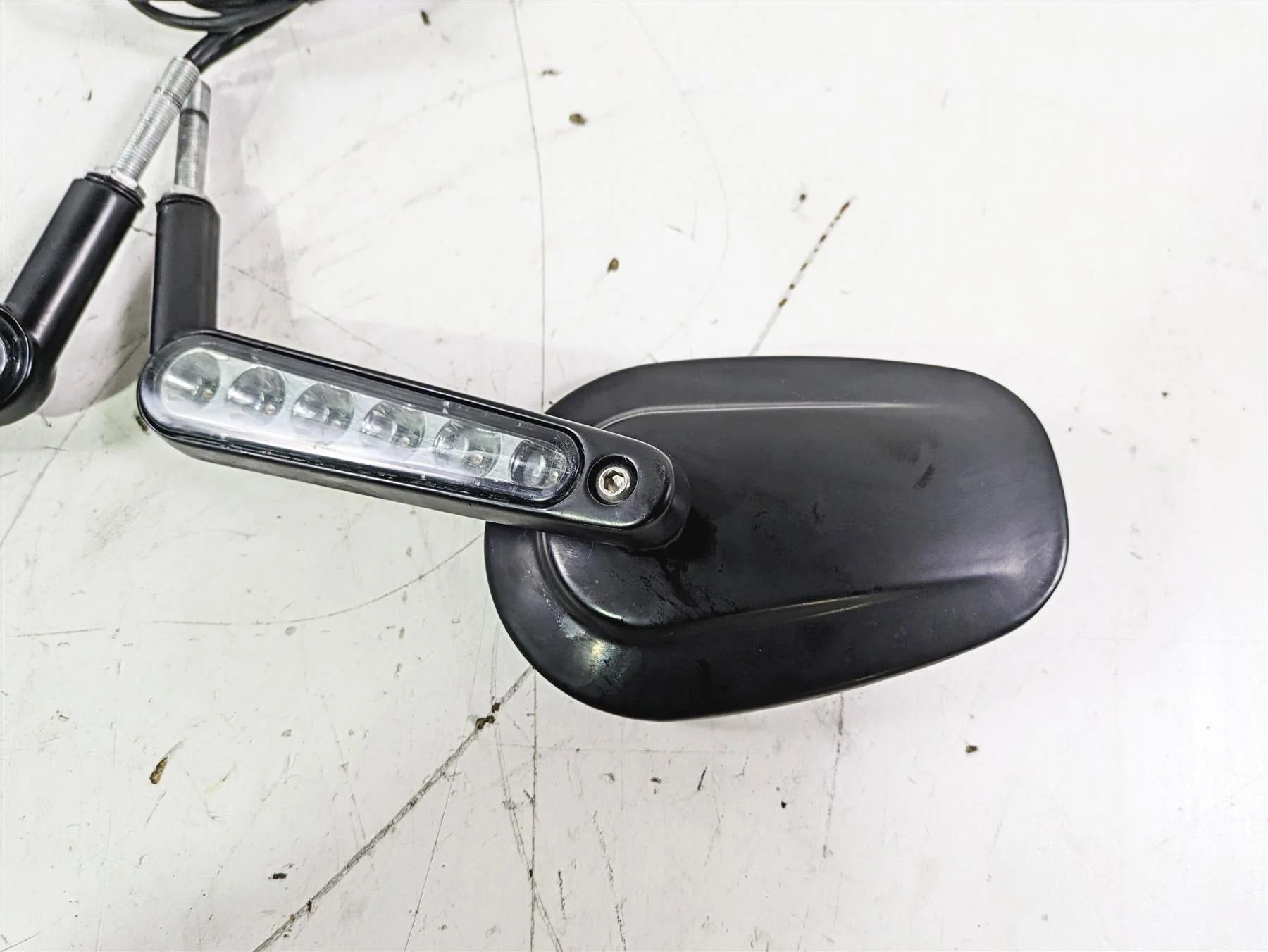 2012 Harley VRSCF Muscle V Rod Rear View Mirror Turn Signal Set 92094-09 - Image 11