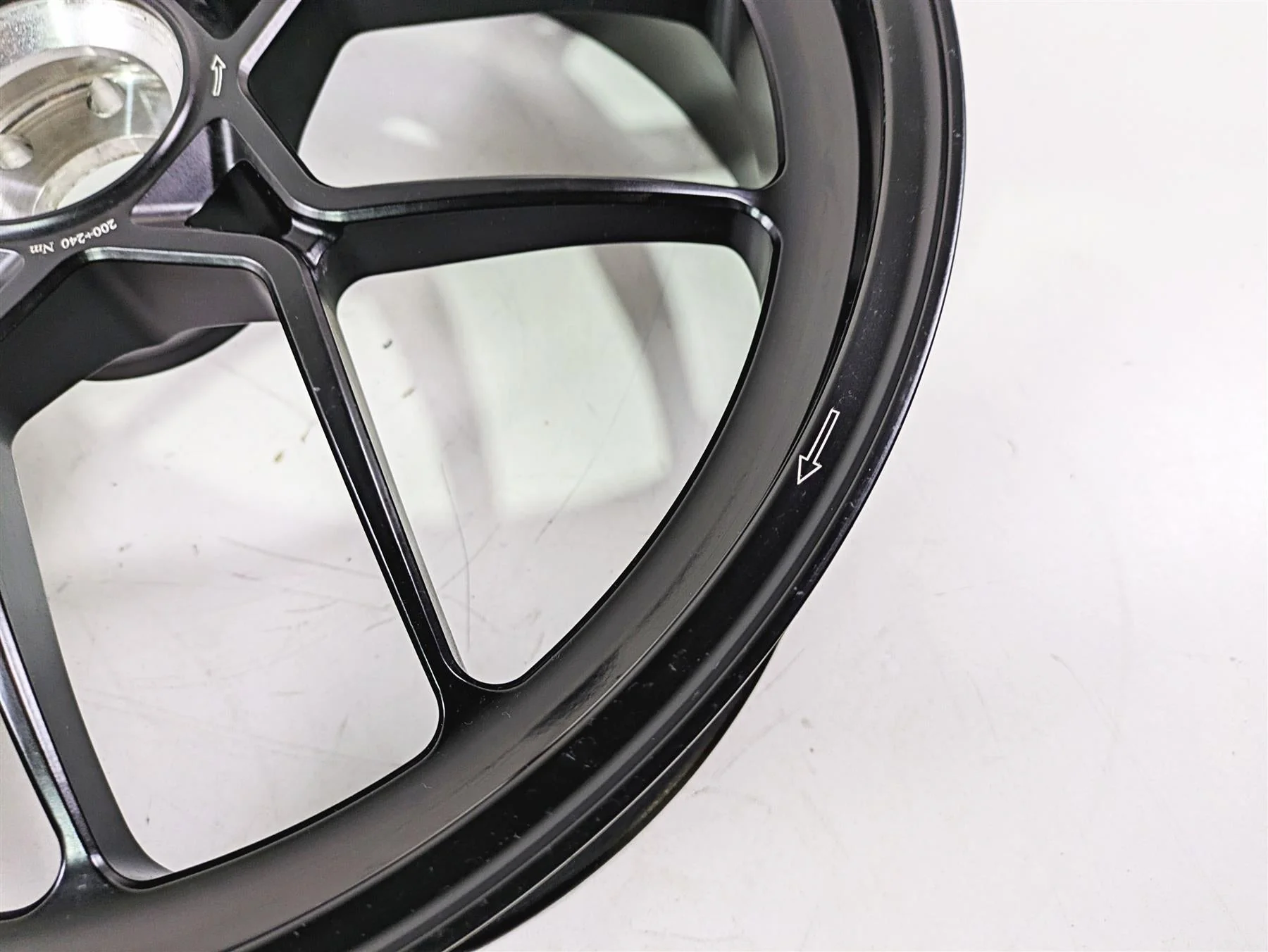 2012 Mv Agusta F4 RR 17x6 Rear Wheel Rim - Dent Read 80A0B3347 - Image 10