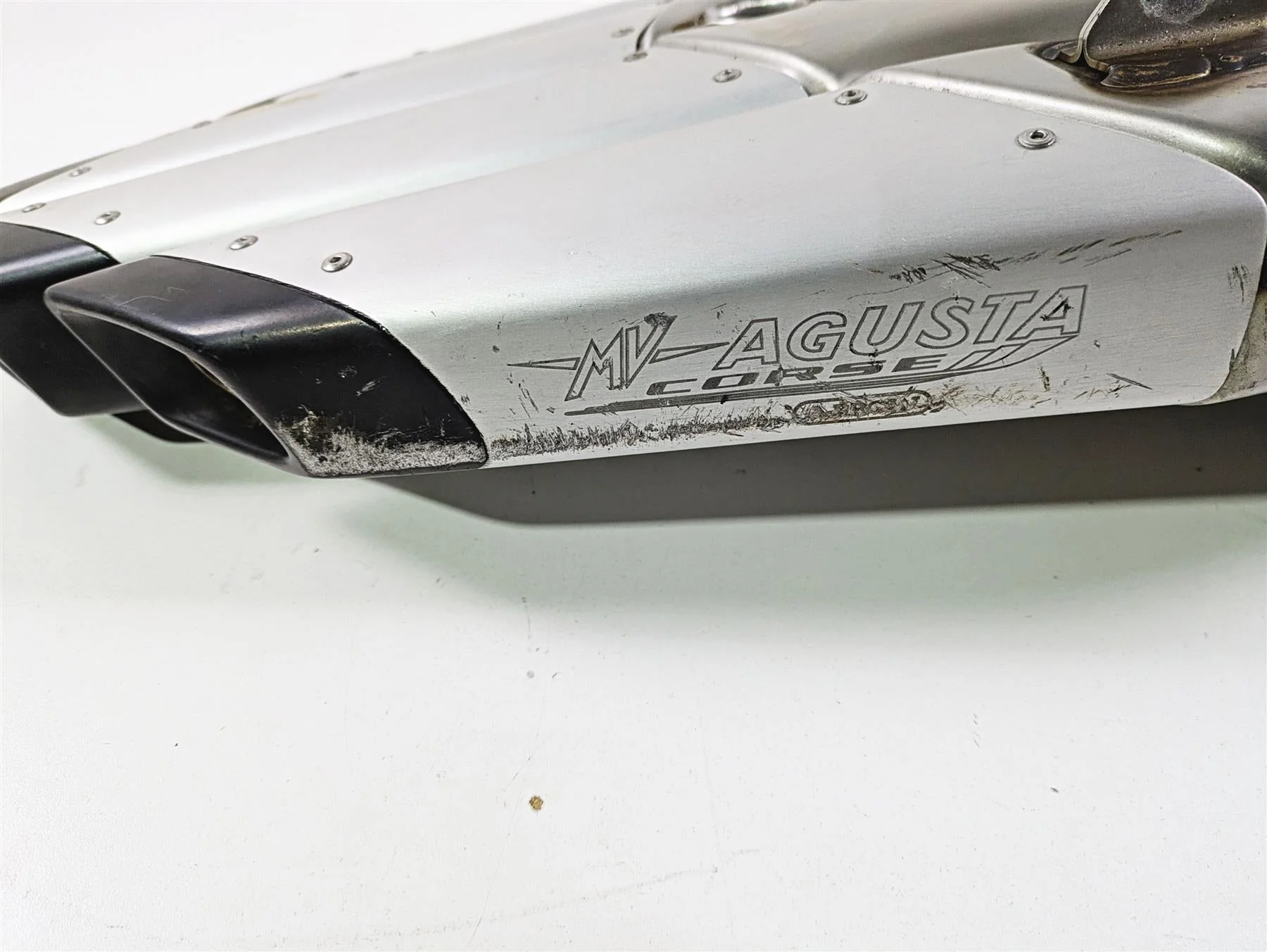 2012 Mv Agusta F4 RR Corse Inox Pipes RG4 Exhaust Muffler B3680 RRSC015 - Image 10