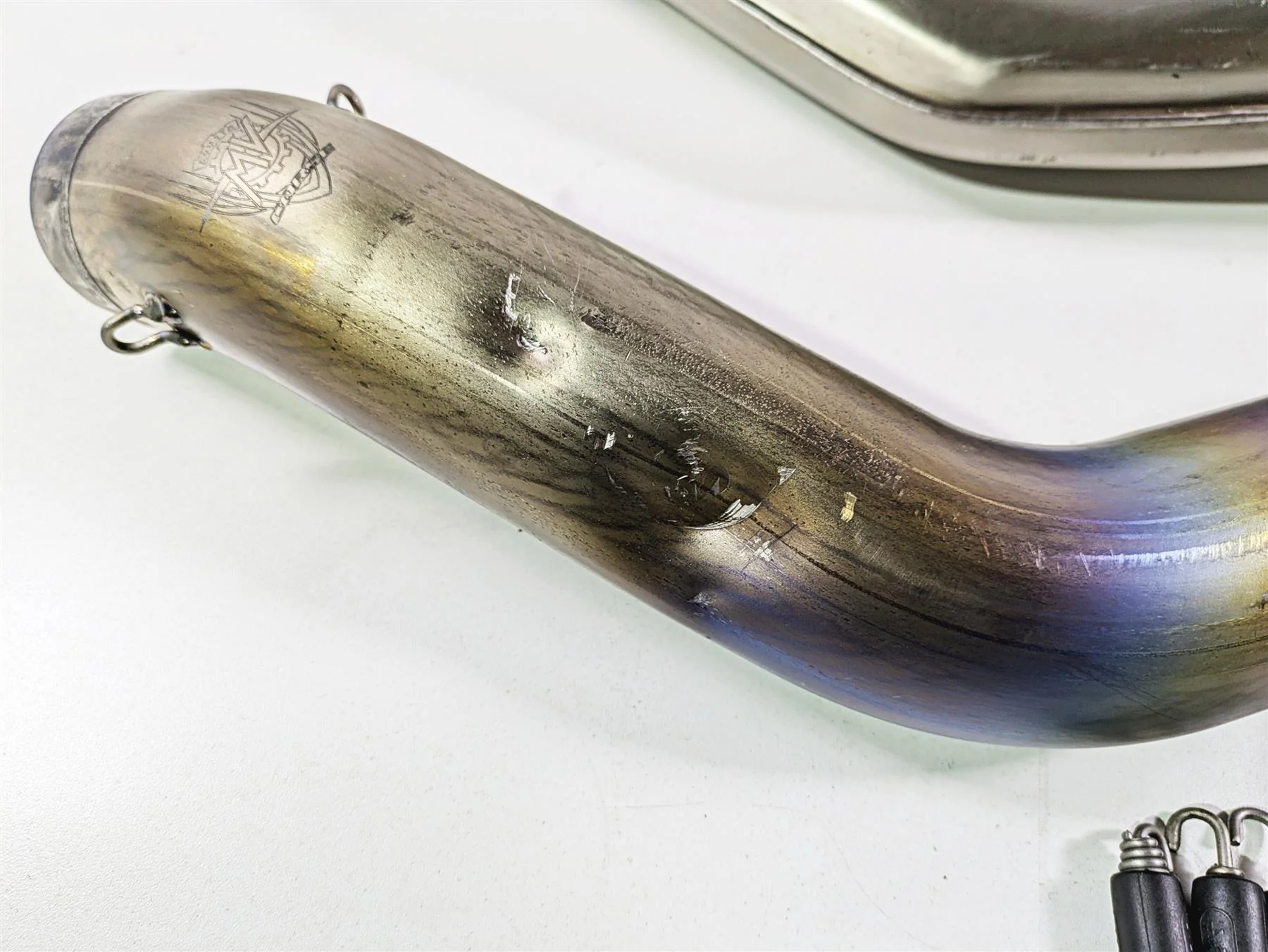 2012 Mv Agusta F4 RR Corse Inox Pipes RG4 Exhaust Muffler B3680 RRSC015 - Image 2