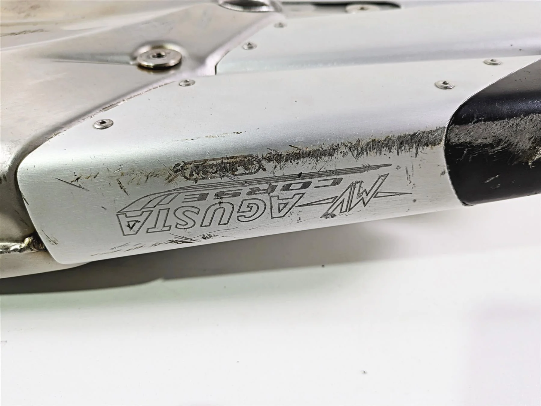 2012 Mv Agusta F4 RR Corse Inox Pipes RG4 Exhaust Muffler B3680 RRSC015 - Image 3