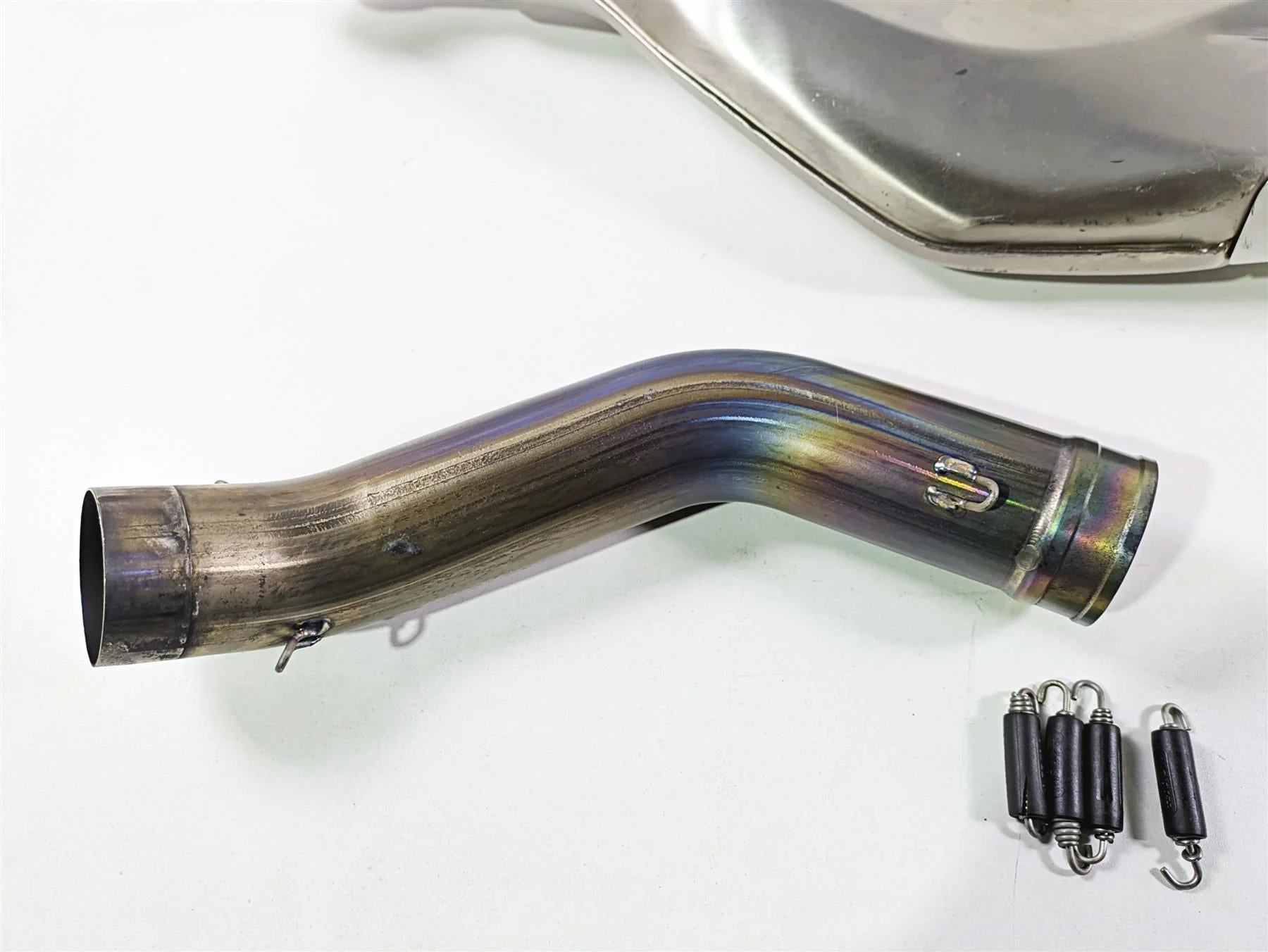 2012 Mv Agusta F4 RR Corse Inox Pipes RG4 Exhaust Muffler B3680 RRSC015 - Image 5