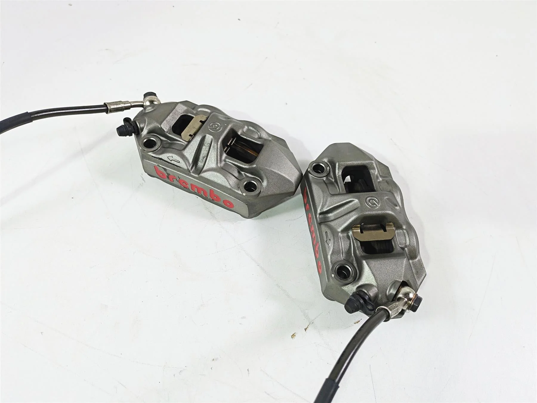 2012 Mv Agusta F4 RR Front Brembo Brake Caliper & Lines Set 8000B1541 8000B1540 - Image 6