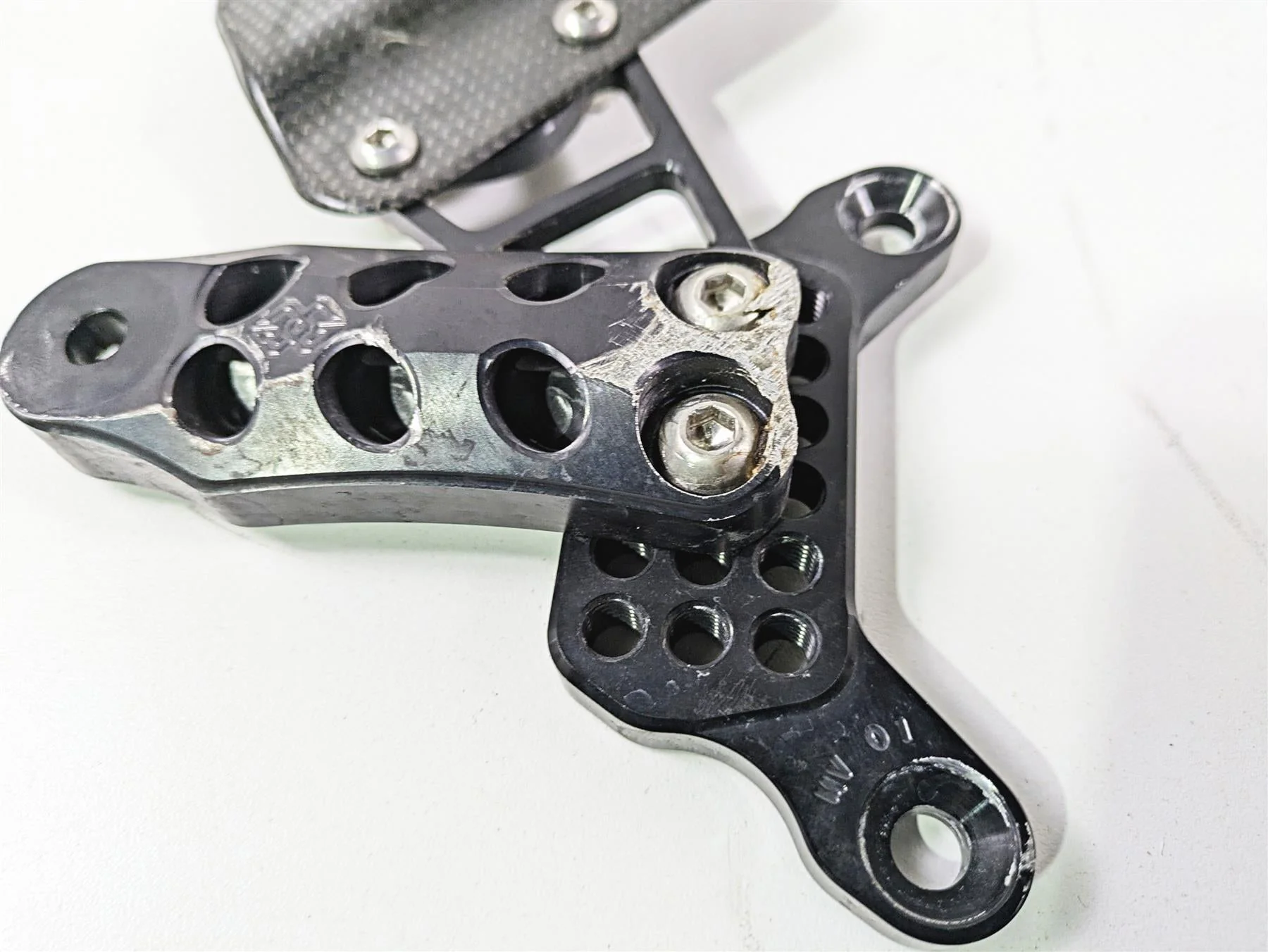 2012 Mv Agusta F4 RR Gilles Tooling Footpeg Foot Peg Set - Image 6