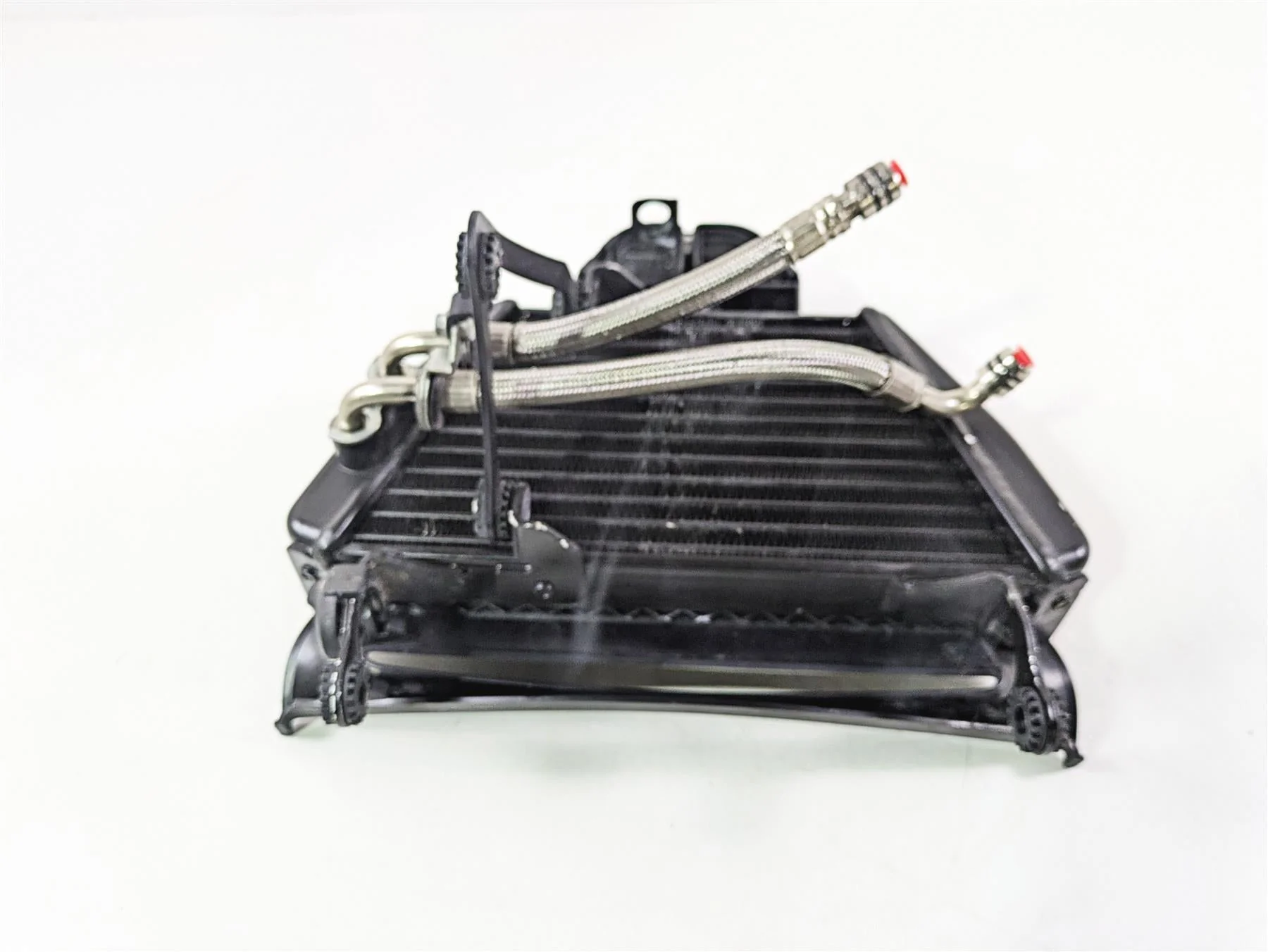 2012 Mv Agusta F4 RR Oil Cooler + Lines & Cover - No Leaks 8000B4882 - Image 3