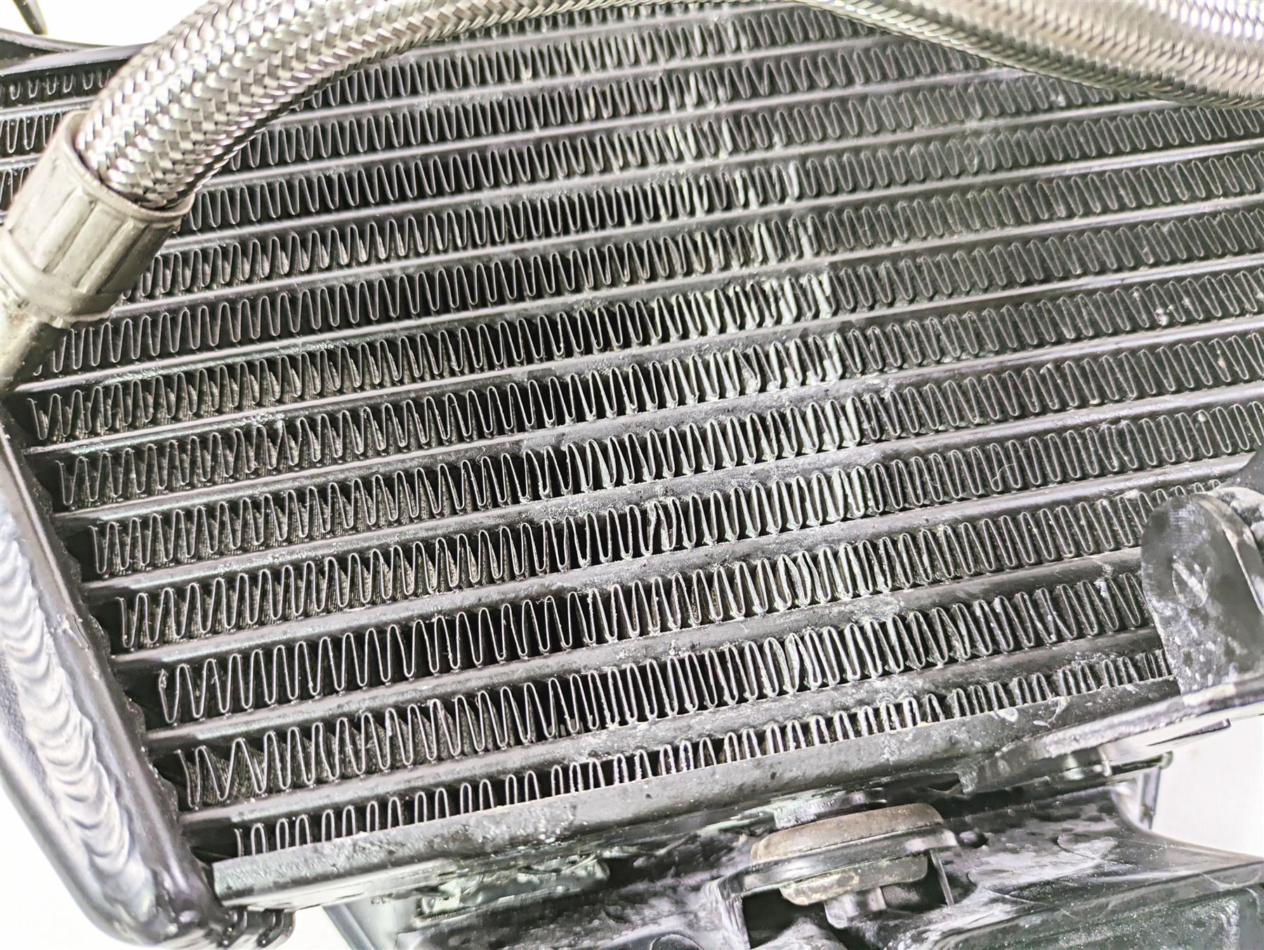 2012 Mv Agusta F4 RR Oil Cooler + Lines & Cover - No Leaks 8000B4882 - Image 6