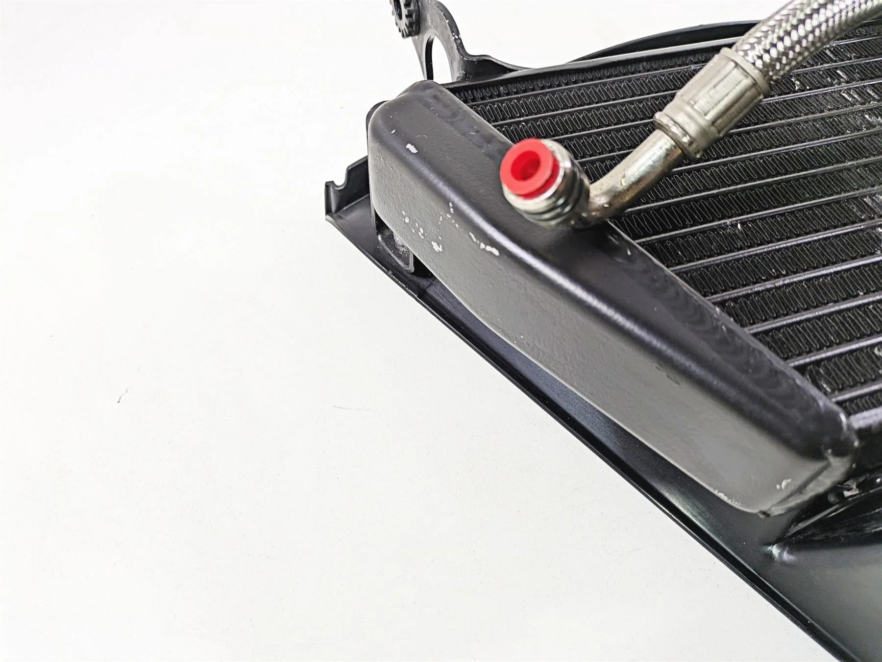 2012 Mv Agusta F4 RR Oil Cooler + Lines & Cover - No Leaks 8000B4882 - Image 8