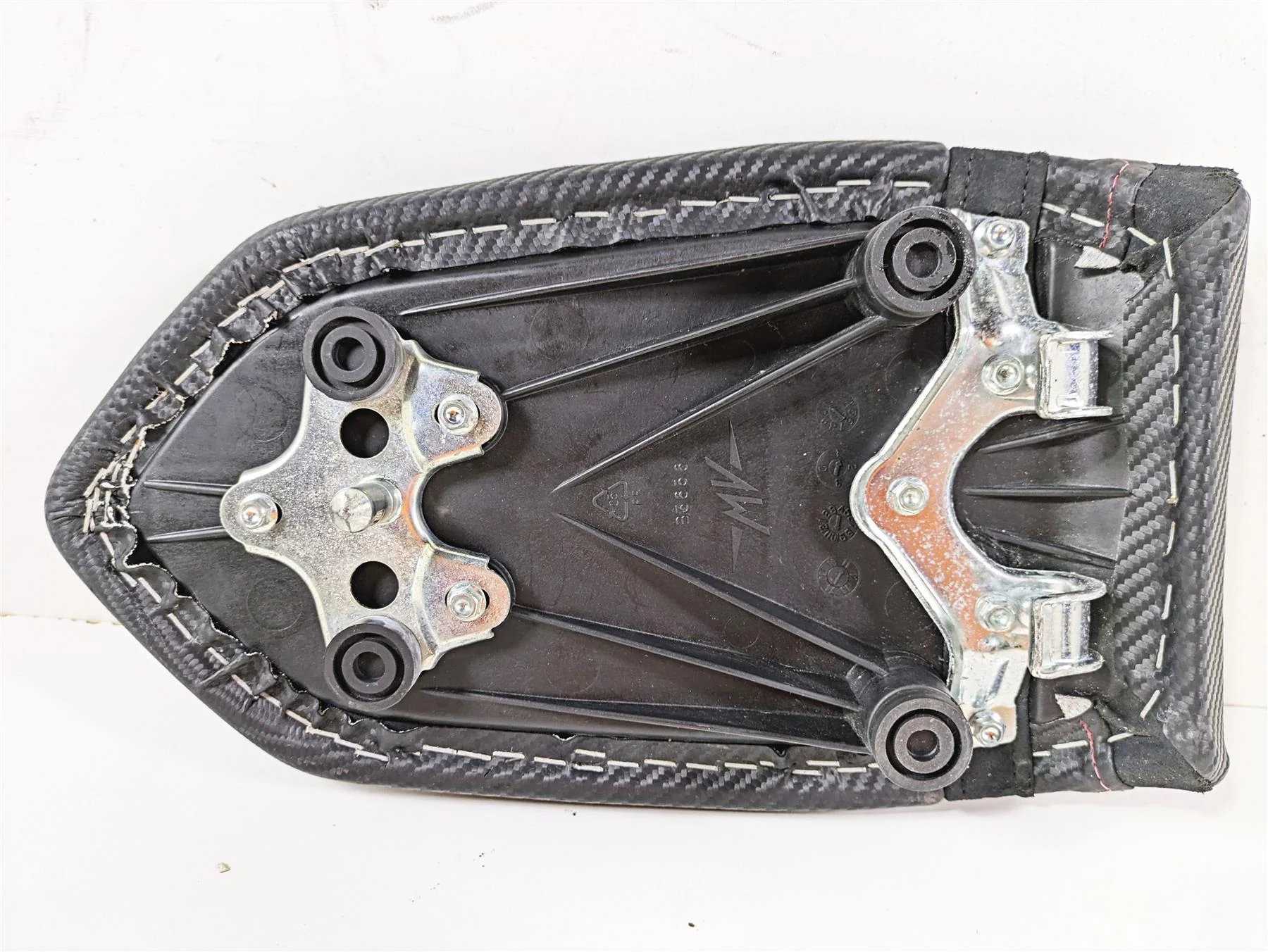 2012 Mv Agusta F4 RR Rear Passenger Seat Saddle - Torn 8000B3656 - Image 10