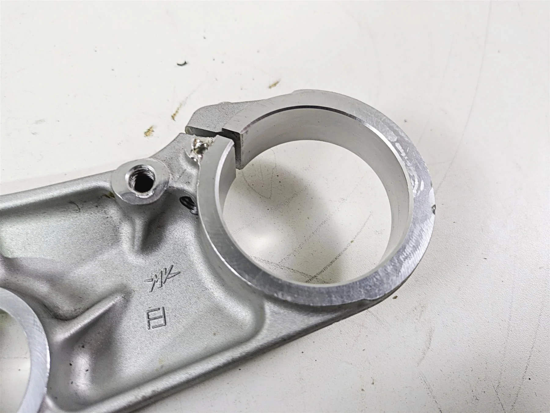2012 Mv Agusta F4 RR Upper Triple Tree Steering Clamp - Read 8A00B3480 - Image 9
