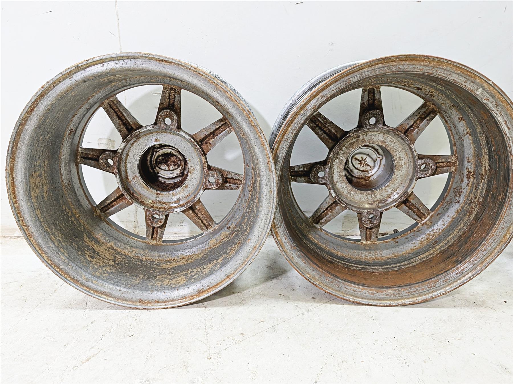 2012 Polaris Ranger 800 XP 12x6 12x8 Cast Front Rear Wheel Rim Set 1521106 - Image 8
