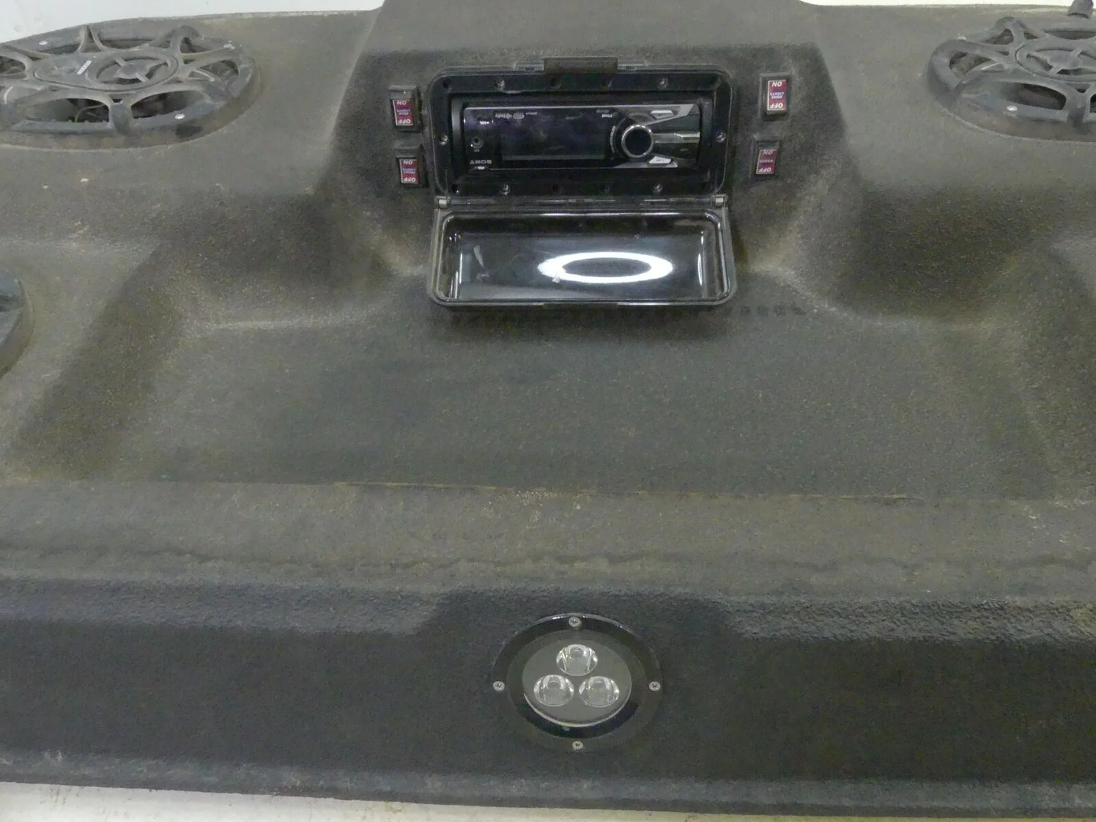2012 Polaris Ranger 800XP Roll Cage Topper Roof + Radio Speakers & Lights -Read - Image 10
