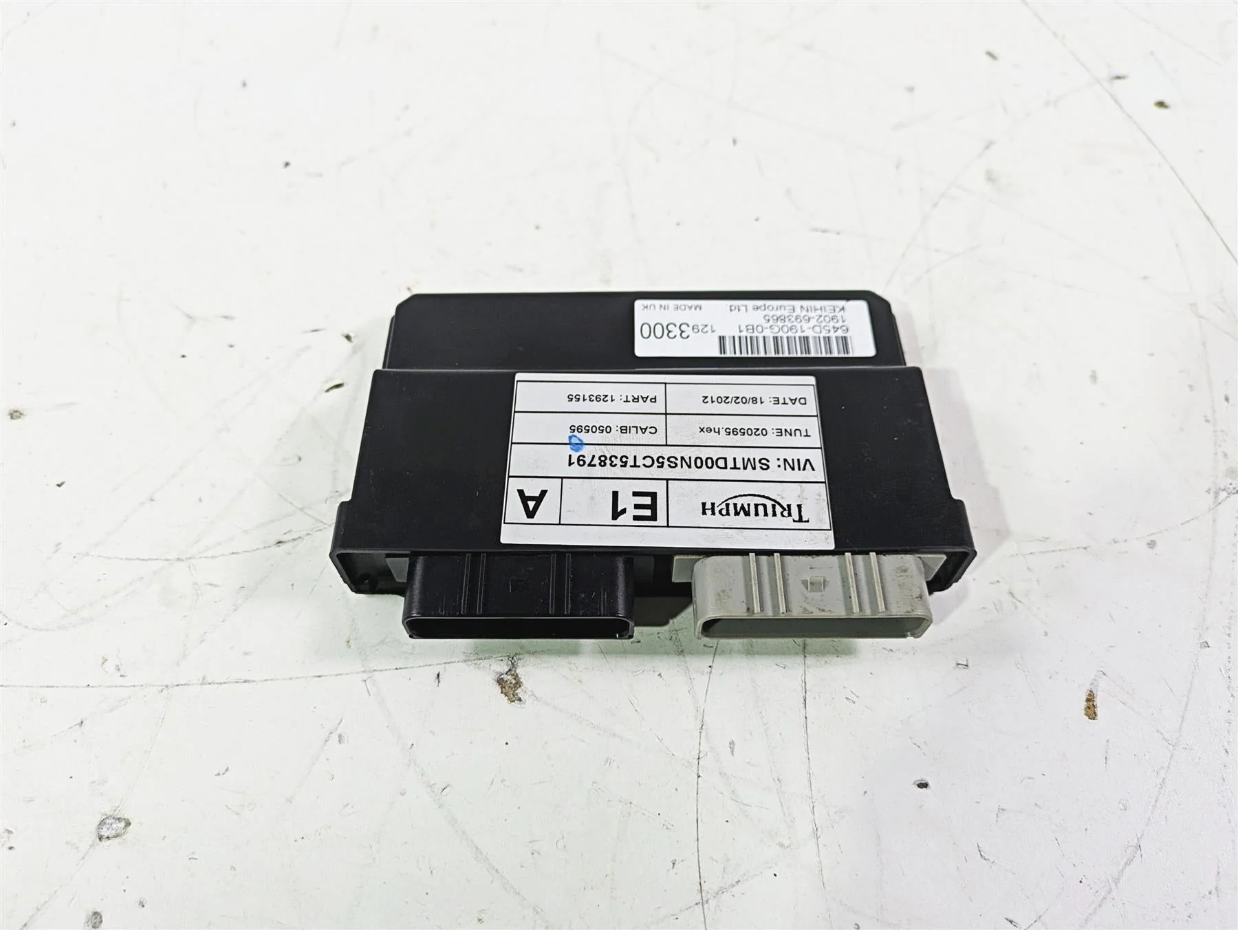 2012 Triumph Daytona 675 Cdi Ecu Ecm Engine Control Module T1293300 T1293155 - Image 3