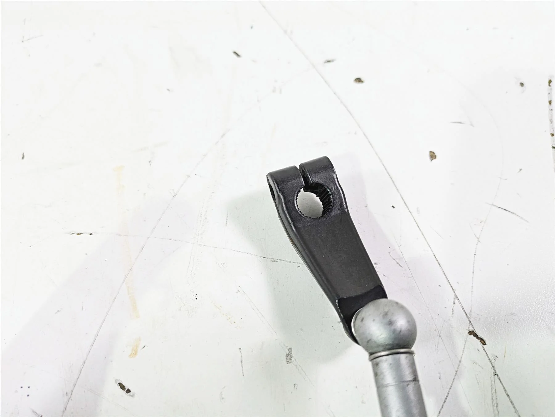 2012 Triumph Daytona 675 Left Rider Footpeg Mount + Shifter Parts T2082066 - Image 5