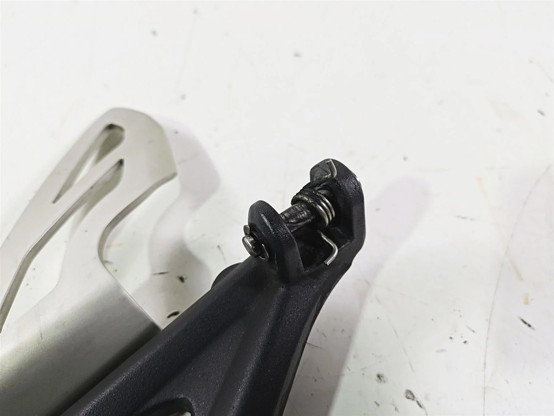 2012 Triumph Daytona 675 Left Rider Footpeg Mount + Shifter Parts T2082066 - Image 9
