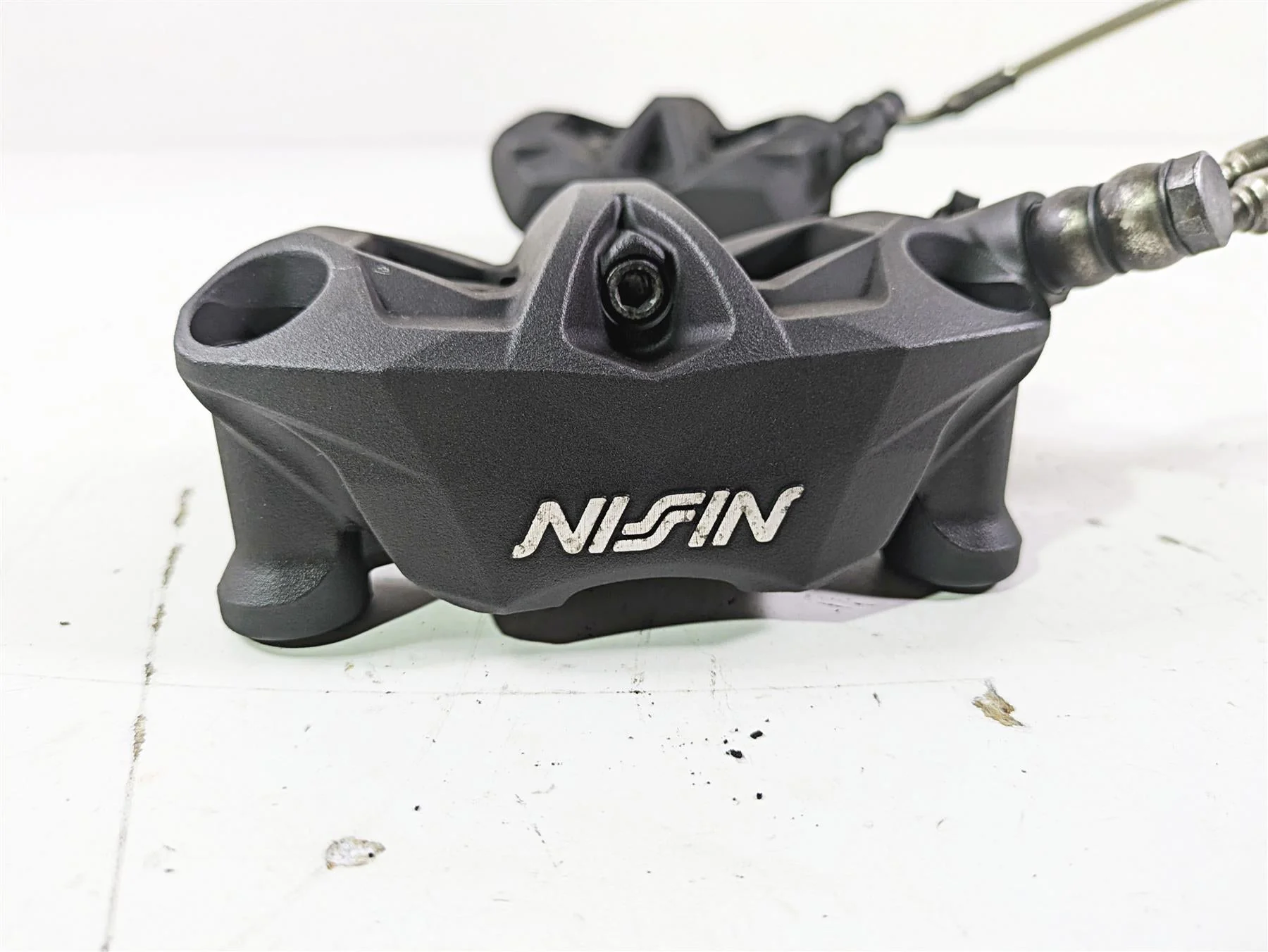 2012 Triumph Daytona 675 Nissin Front Brake Caliper 108mm Set T2021220 T2021230 - Image 11