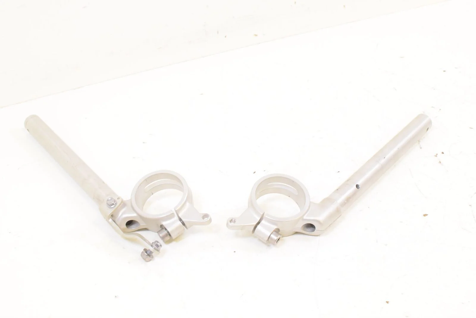 2012 Triumph Daytona 675 OEM Clip On Handlebar Handle Bar SET  T2049157 T2049158