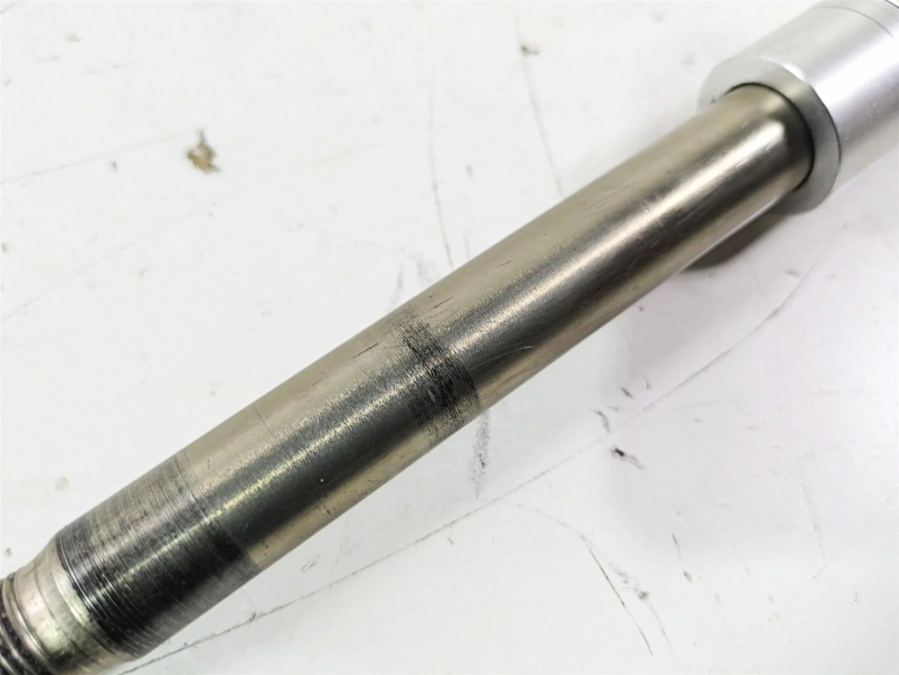 2012 Triumph Daytona 675 Straight Front Axle Wheel Spindle T2000650 - Image 8