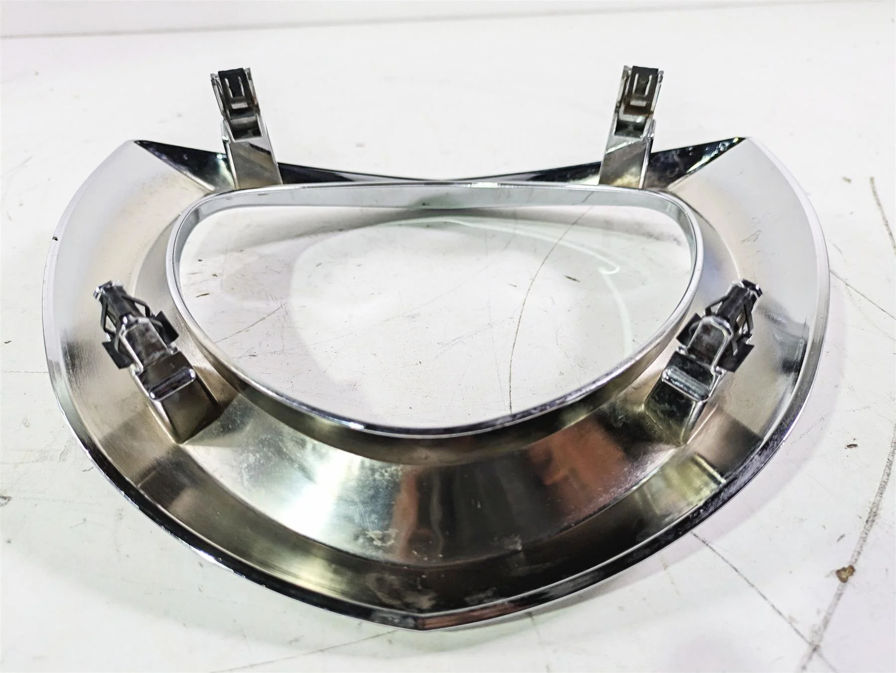 2012 Victory Cross Country Chrome Headlight Head Light Cover Fairing 5437555 - Image 10