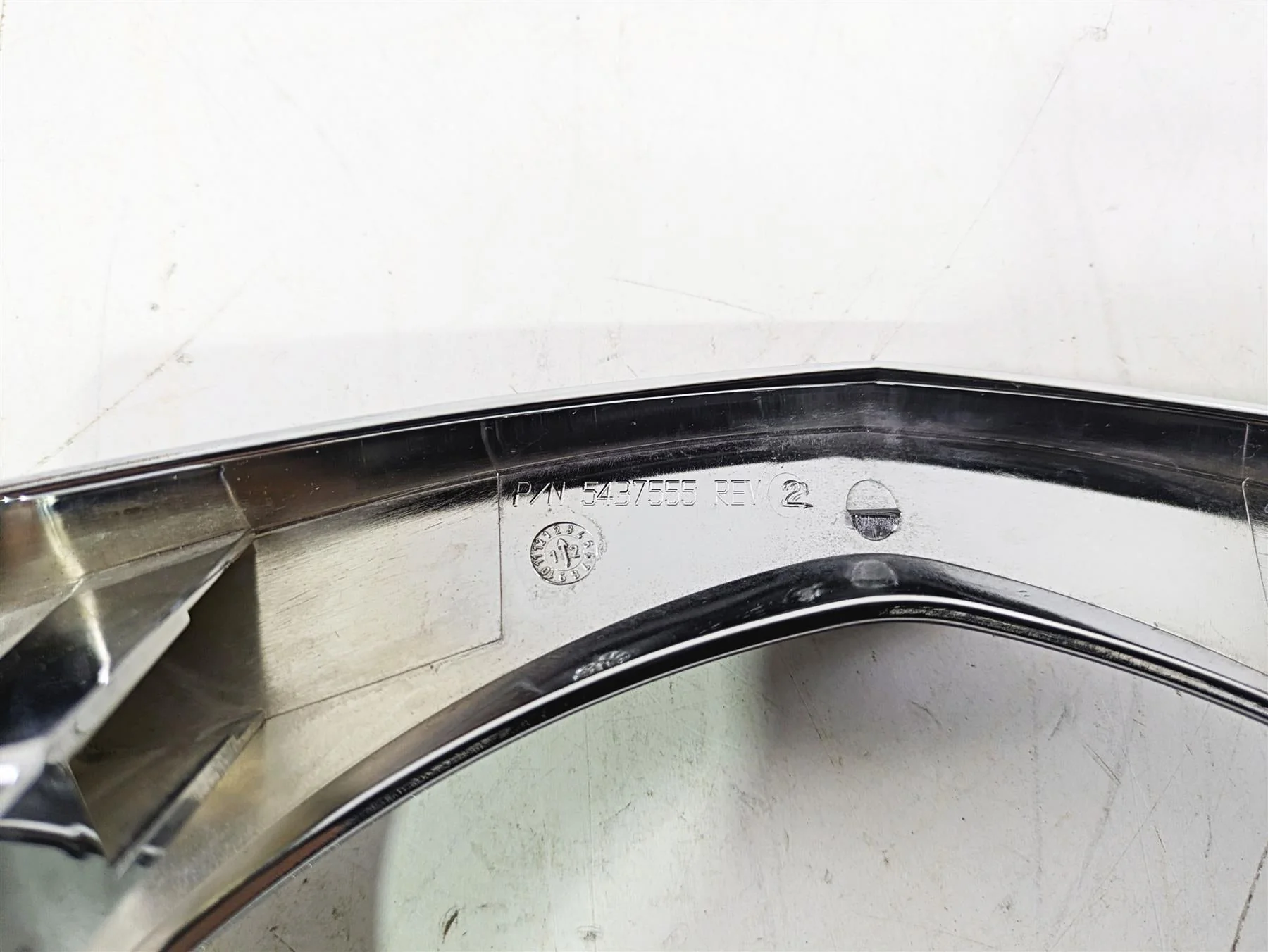 2012 Victory Cross Country Chrome Headlight Head Light Cover Fairing 5437555 - Image 11