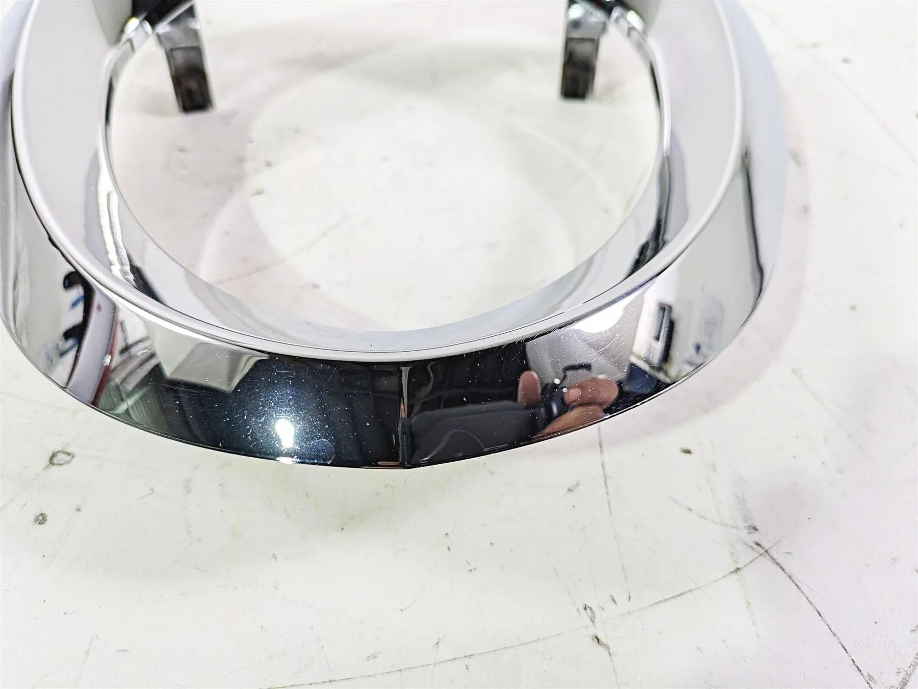 2012 Victory Cross Country Chrome Headlight Head Light Cover Fairing 5437555 - Image 8