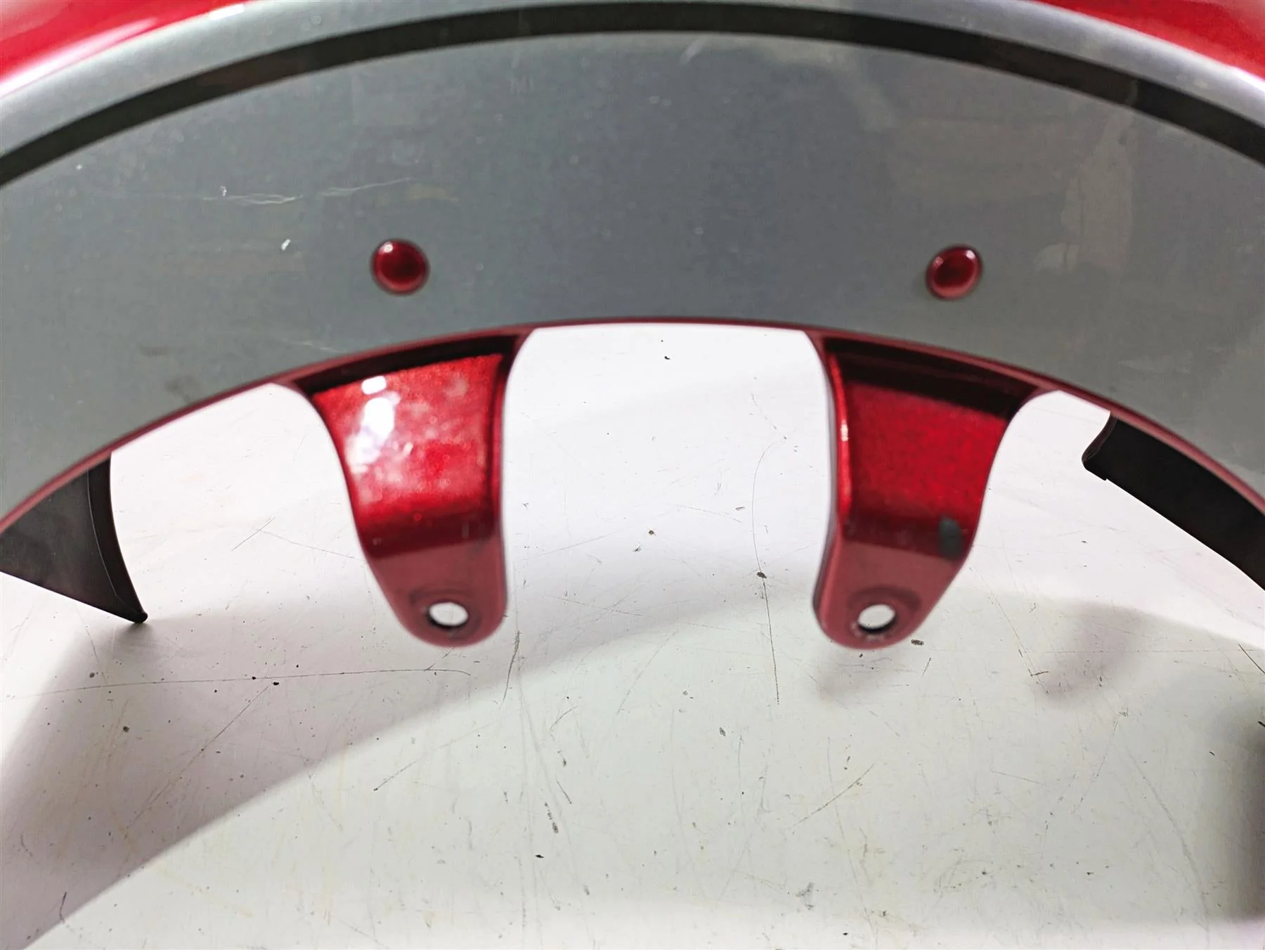 2012 Victory Cross Country Front Fender Sunset Red 1016415 - Image 6