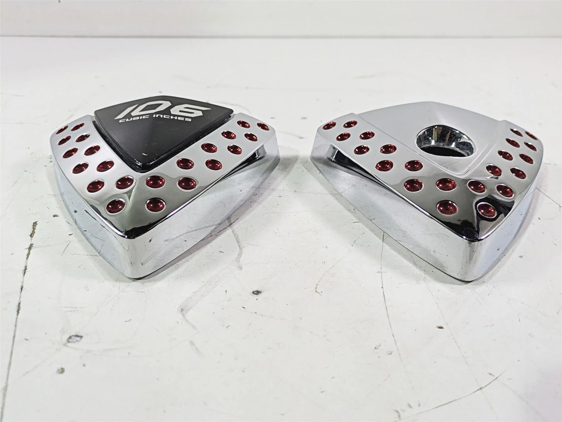 2012 Victory Cross Country Ignition Coil Triangle Side Cover Set 5245659 - Image 7
