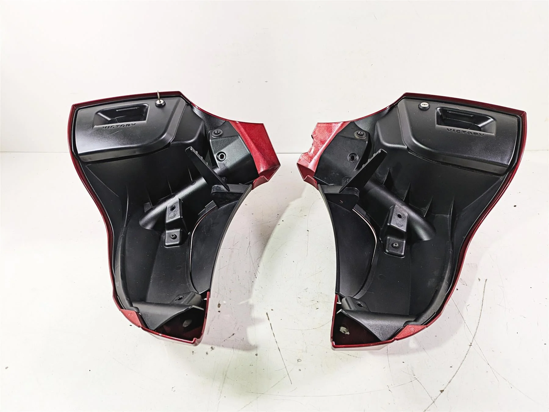 2012 Victory Cross Country Left Right Lower Leg Fairing Set - Modified 5438927