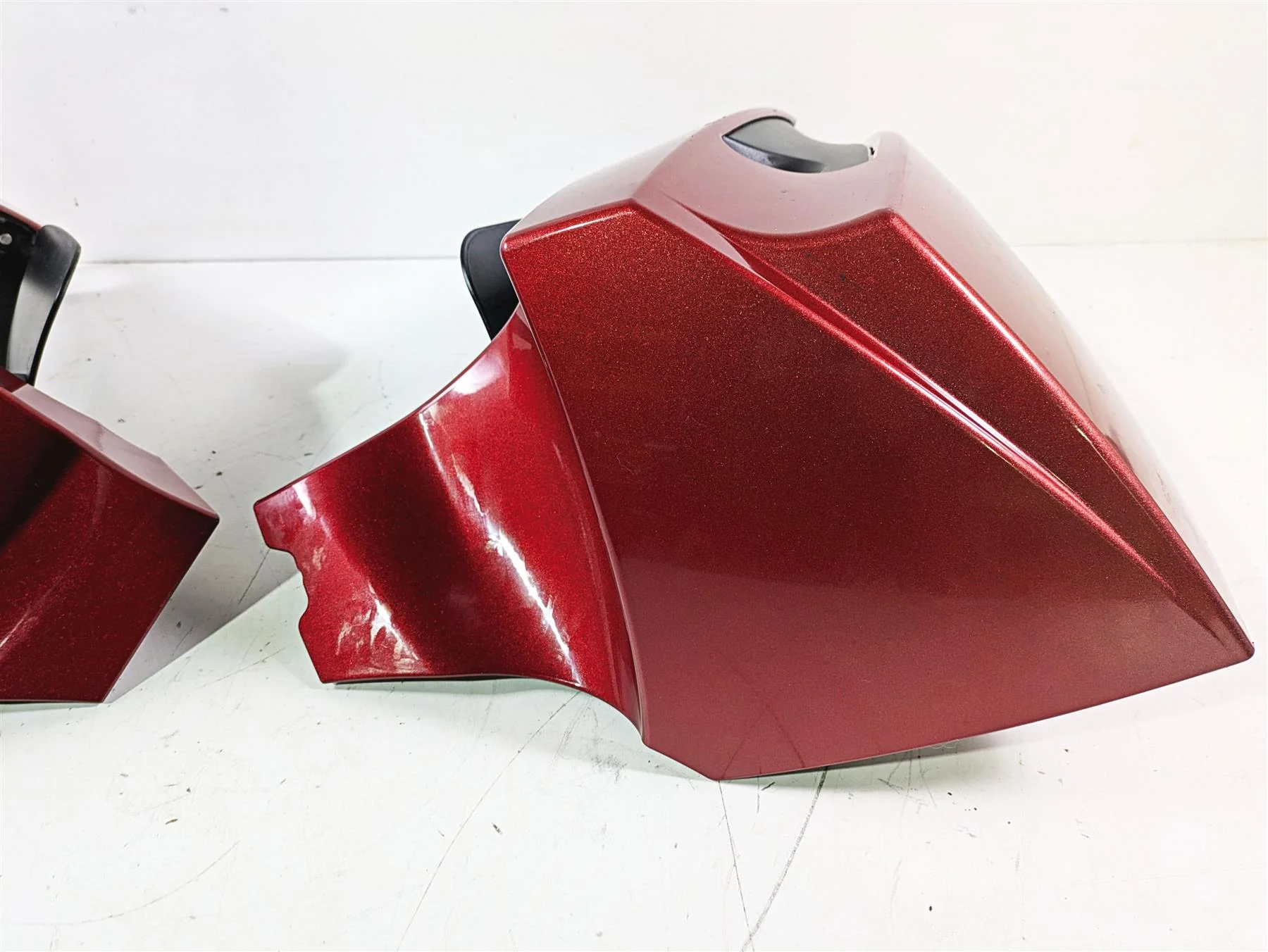 2012 Victory Cross Country Left Right Lower Leg Fairing Set - Modified 5438927 - Image 11