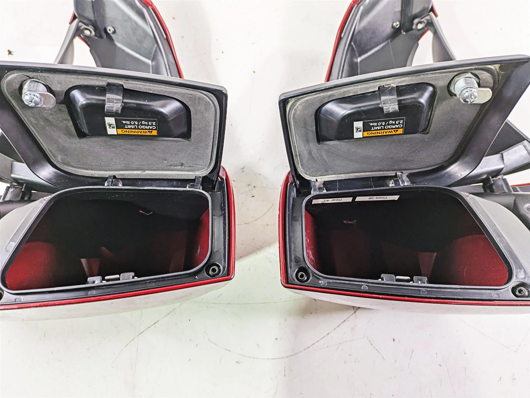 2012 Victory Cross Country Left Right Lower Leg Fairing Set - Modified 5438927 - Image 12